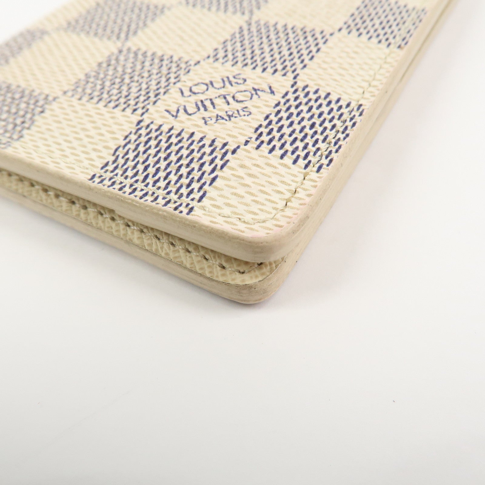 Louis Vuitton Damier Azur Pocket Organizer Card Case N63144