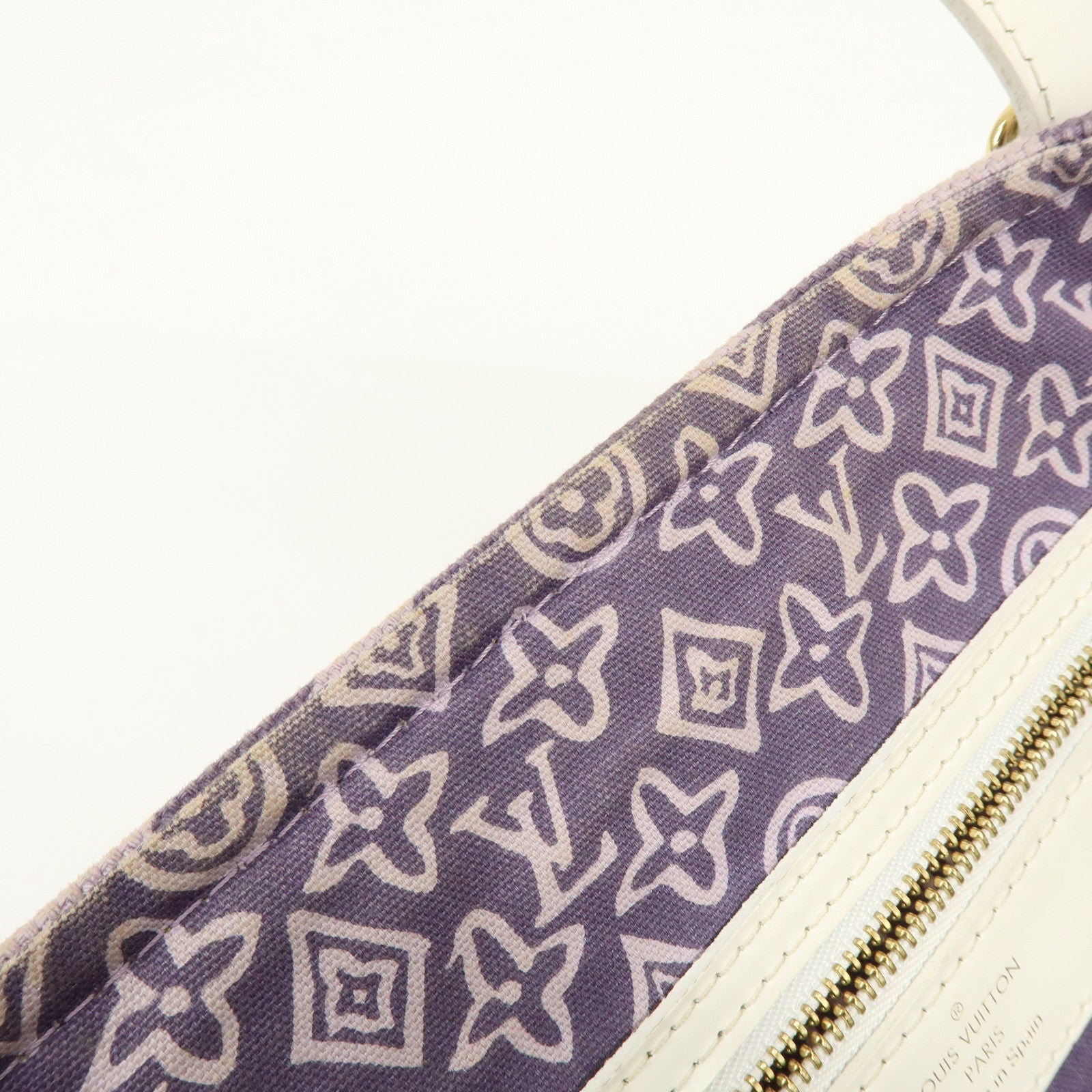 Louis Vuitton Cruise Line Tahitienne PM Canvas Tote Bag Lila M95680