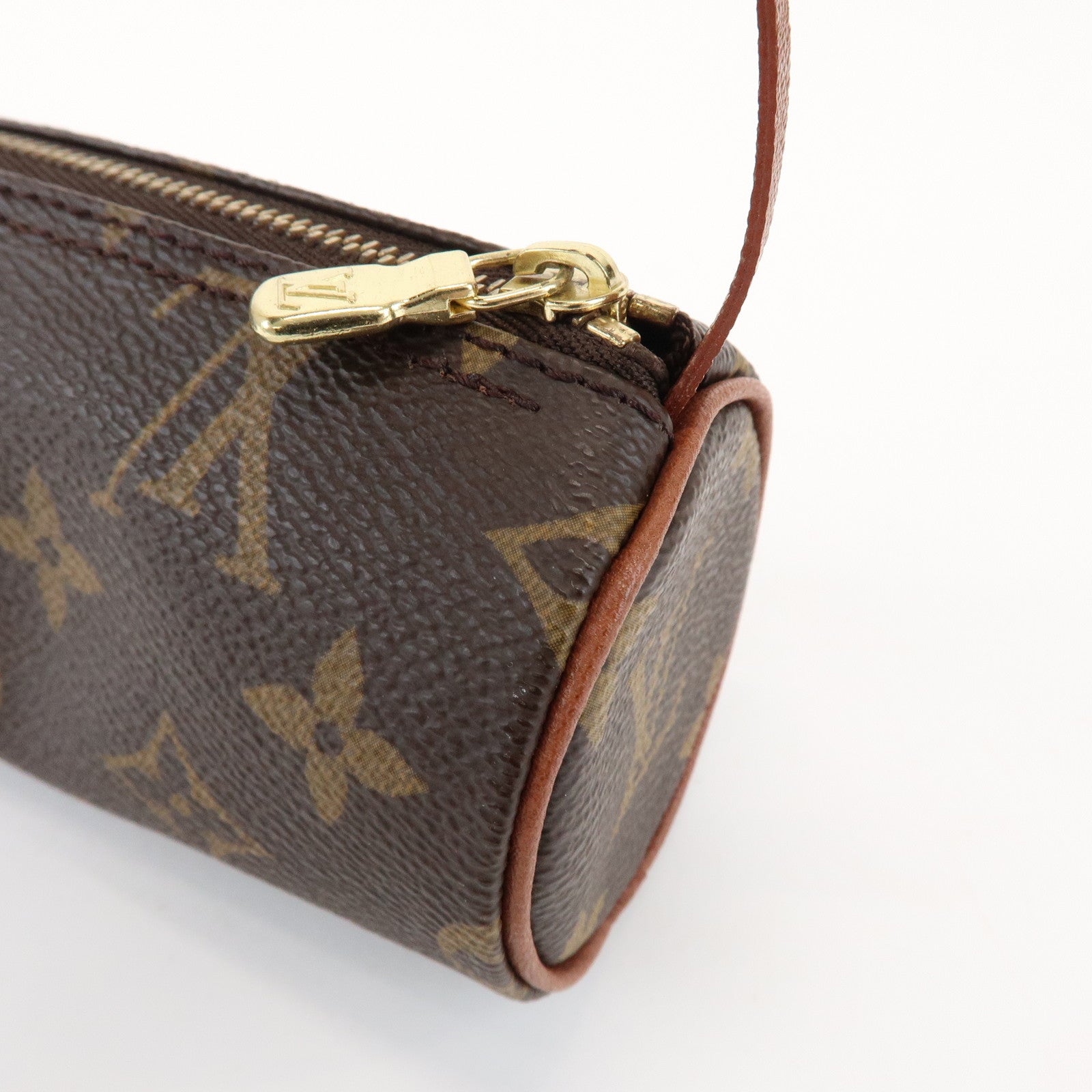 Louis Vuitton Monogram Mini Pouch for Papillon Bag Old Style Brown