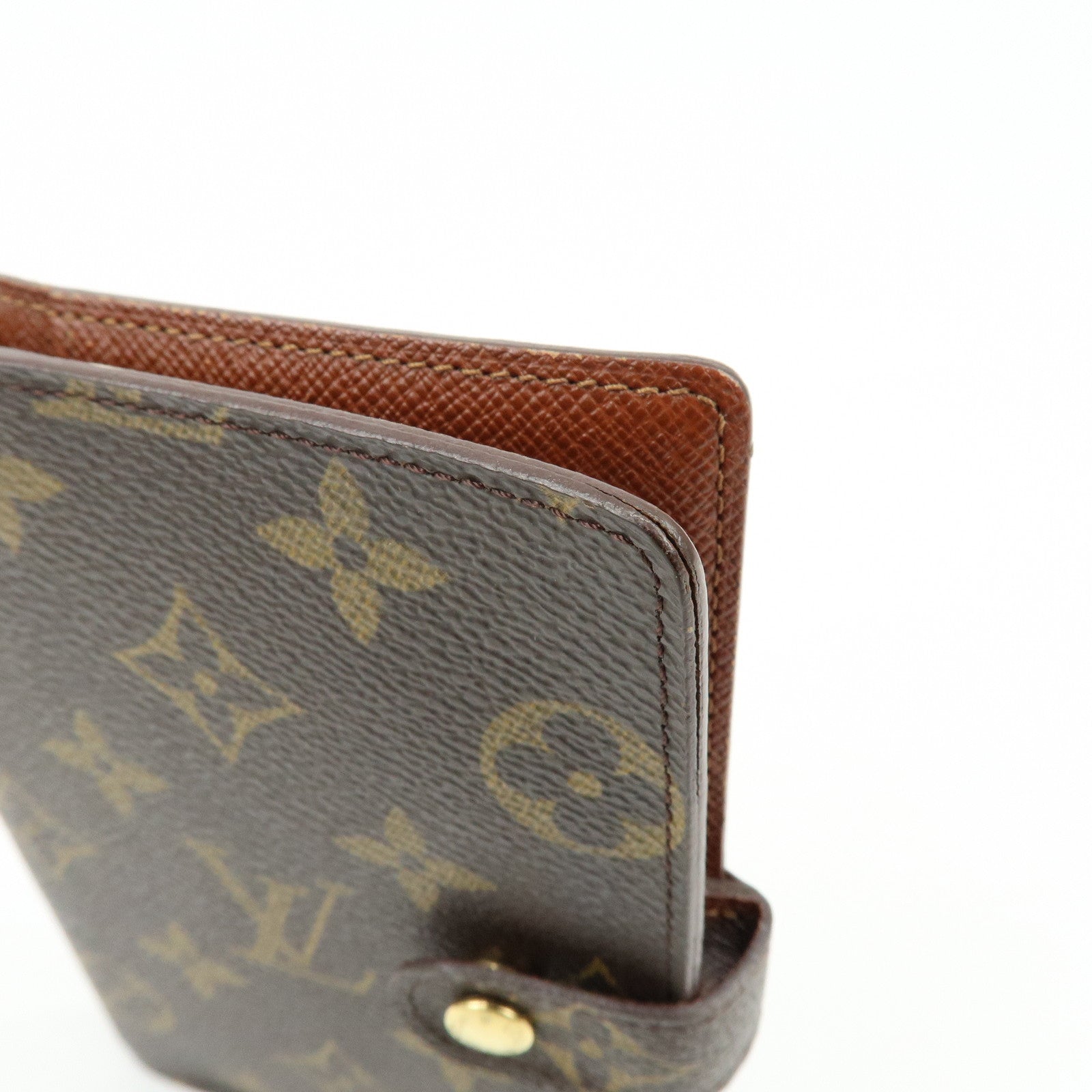 Louis Vuitton Monogram Agenda PM Planner Cover Brown R20005