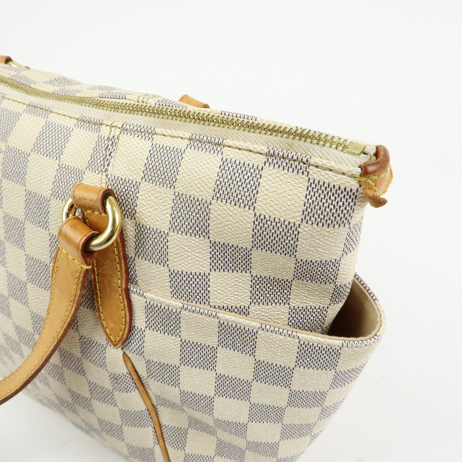 Louis Vuitton Damier Azur Totally PM Tote Bag Hand Bag N41280