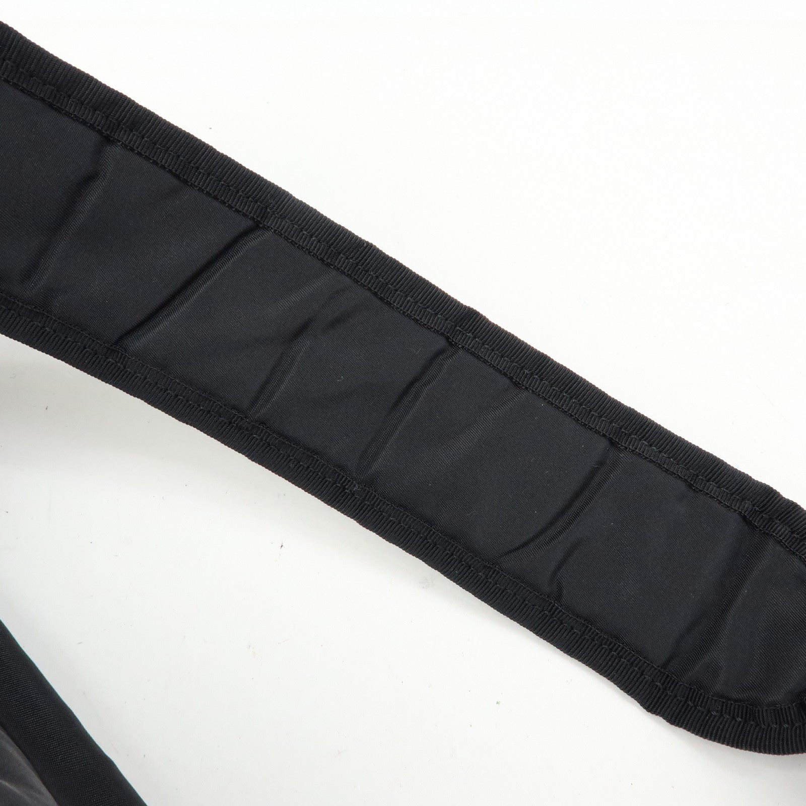 GUCCI Logo Nylon Rubber Waist Pouch Body Bag Black 211128