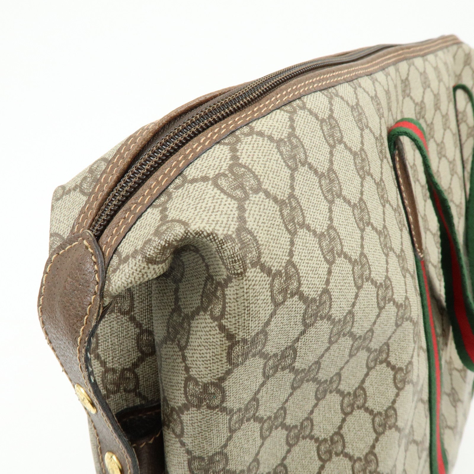 GUCCI Sherry Interlocking G GG Supreme Tote Bag Beige 012・39・6211