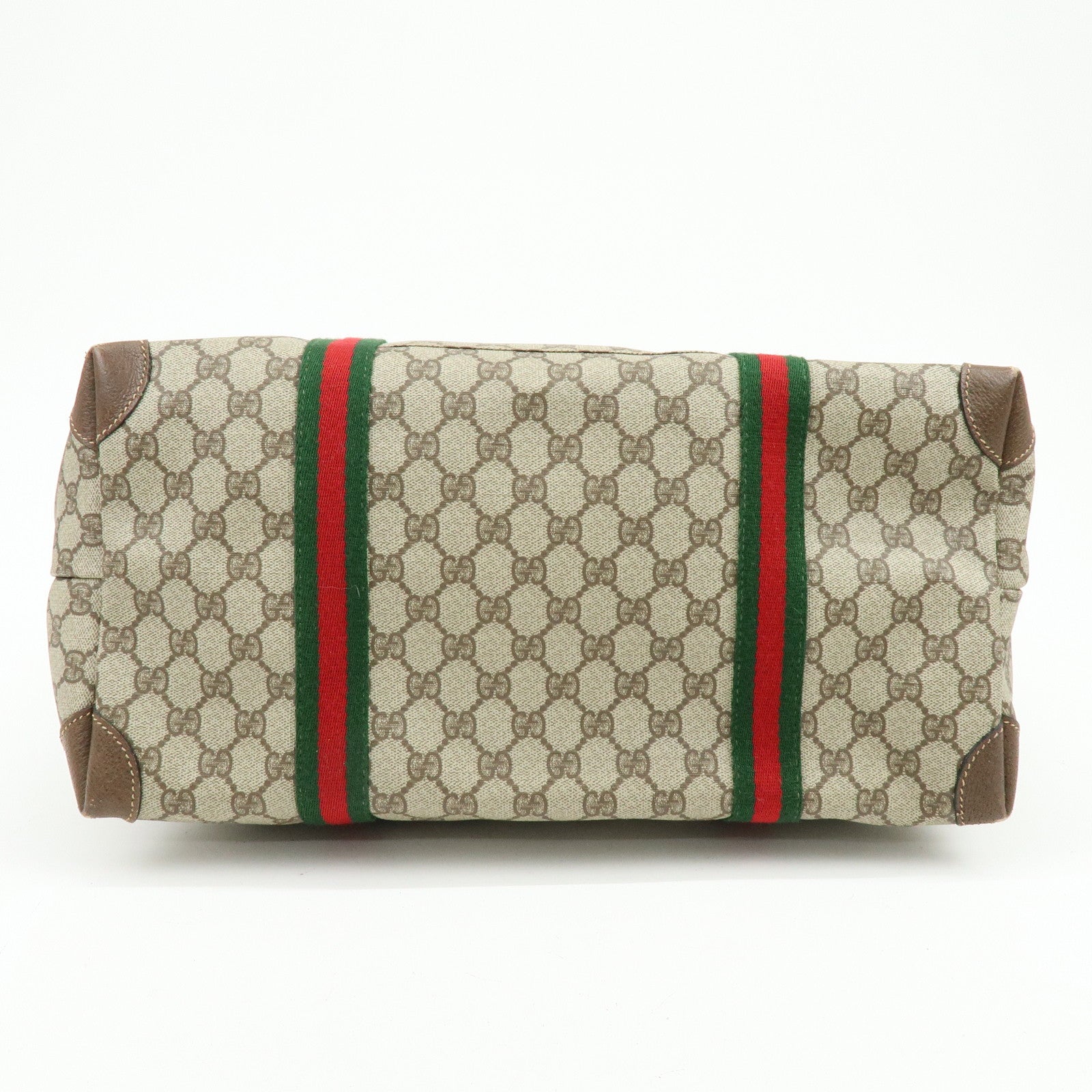 GUCCI Sherry Interlocking G GG Supreme Tote Bag Beige 012・39・6211