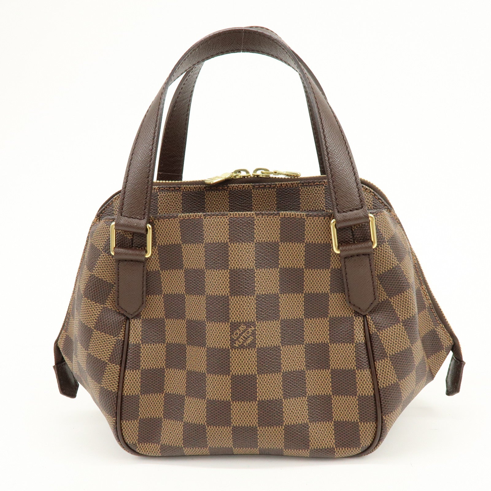 Louis Vuitton Damier Canvas Belem PM Hand Bag Brown N51173