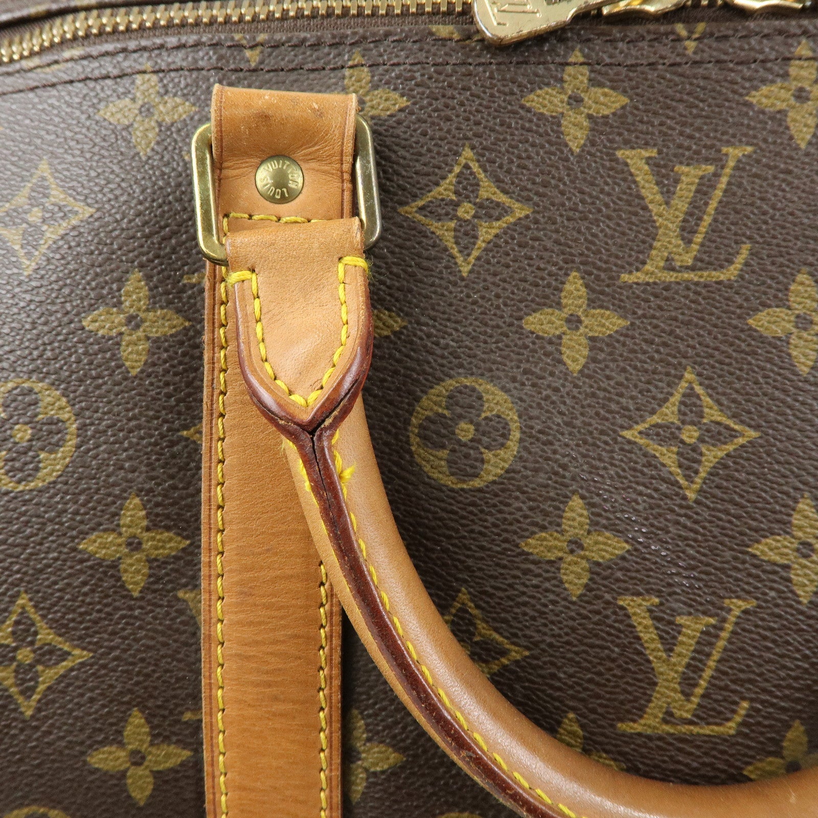 Louis Vuitton Monogram Keep All 60 Boston Bag Brown M41422