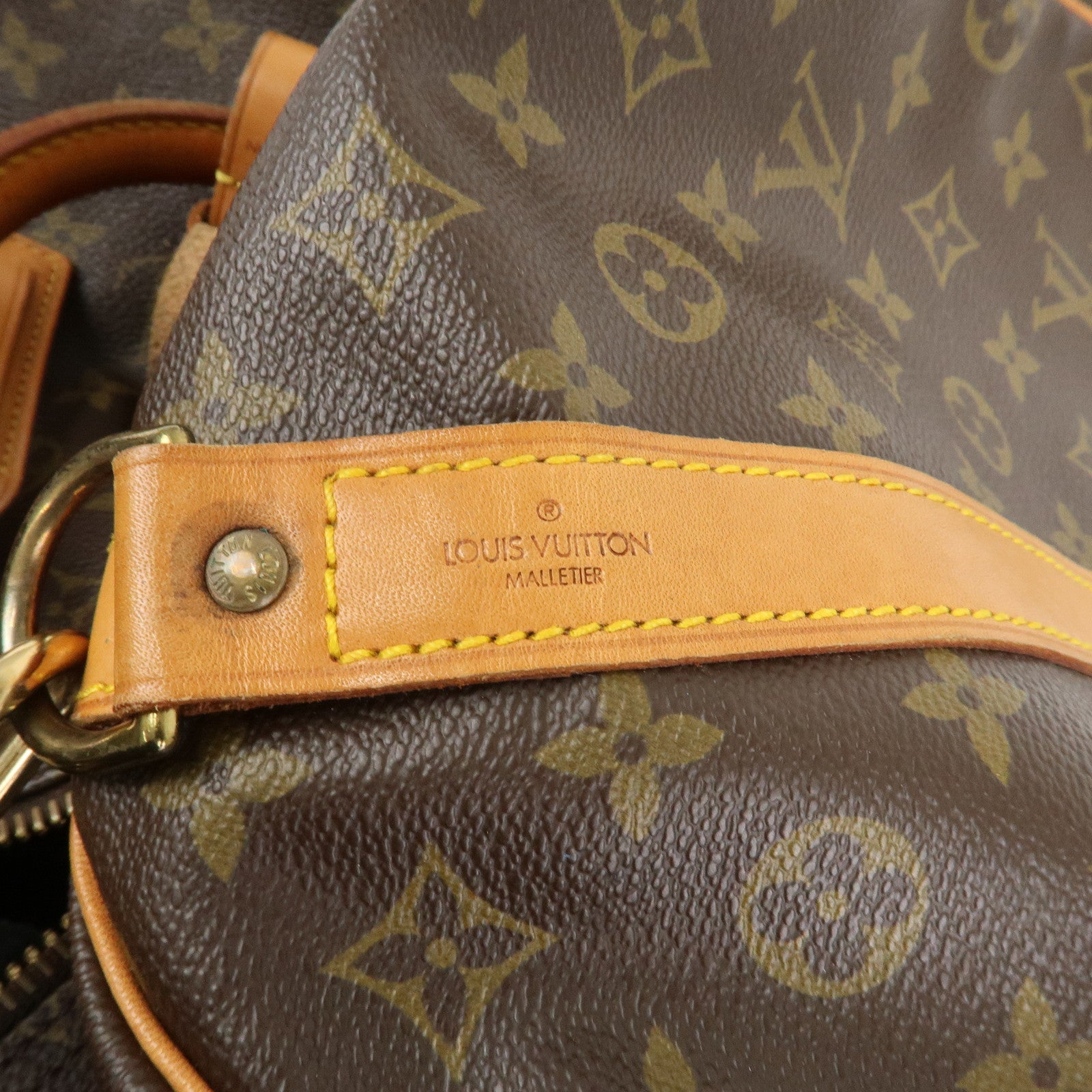 Louis Vuitton Monogram Keep All Bandouliere 60 Boston Bag M41412