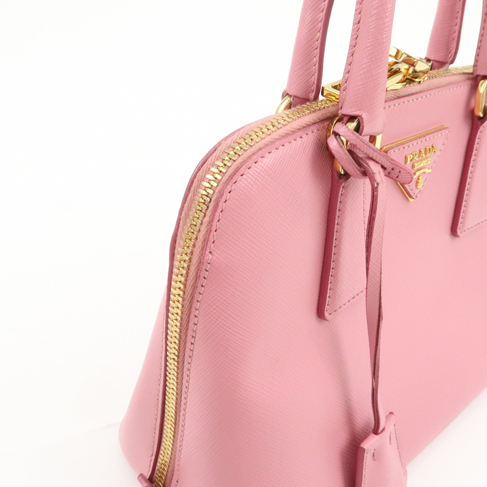 PRADA Triangle Logo Saffiano Leather Promenade Small 2WayBag BL0838