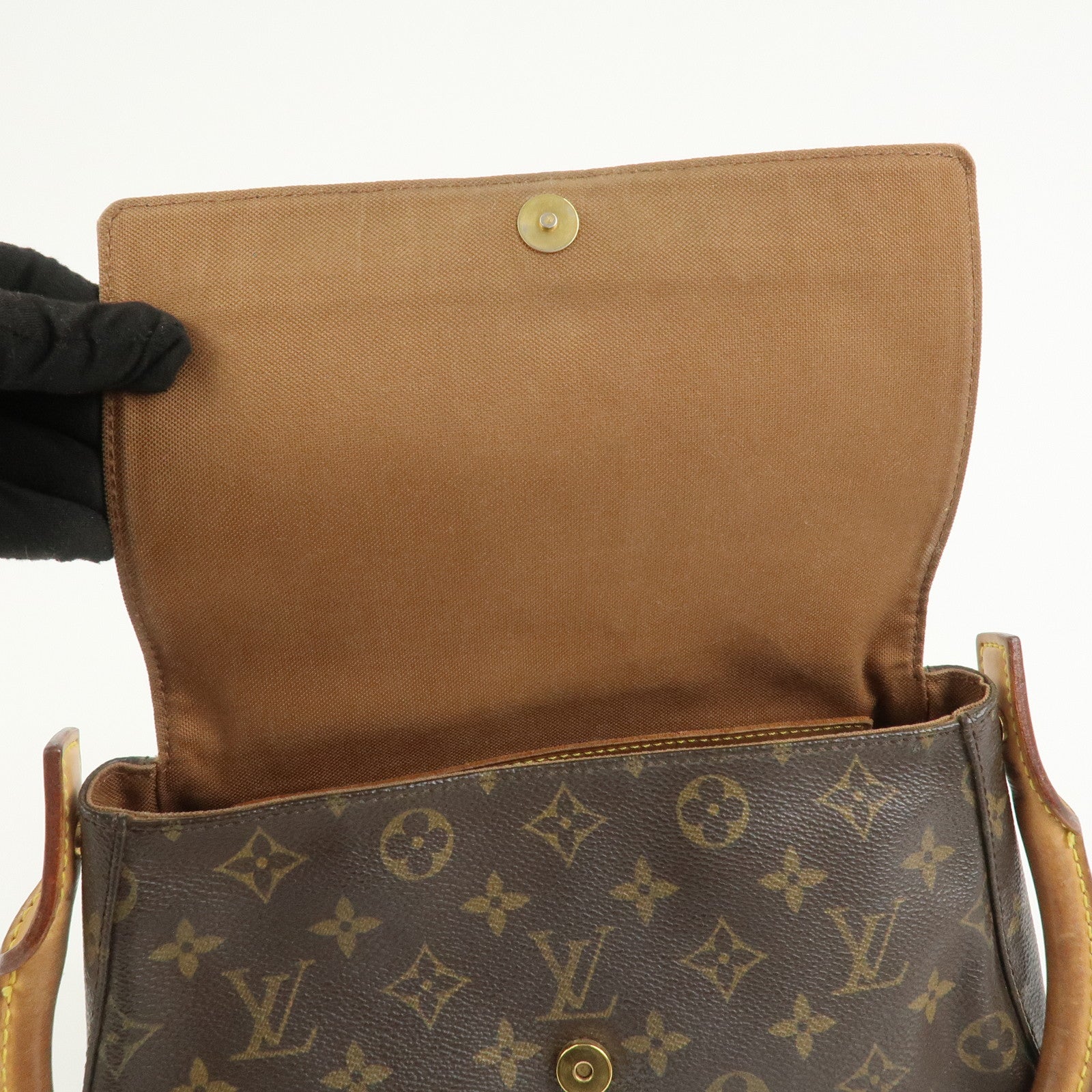 Louis Vuitton Monogram Mini Looping Shoulder Bag Brown M51147