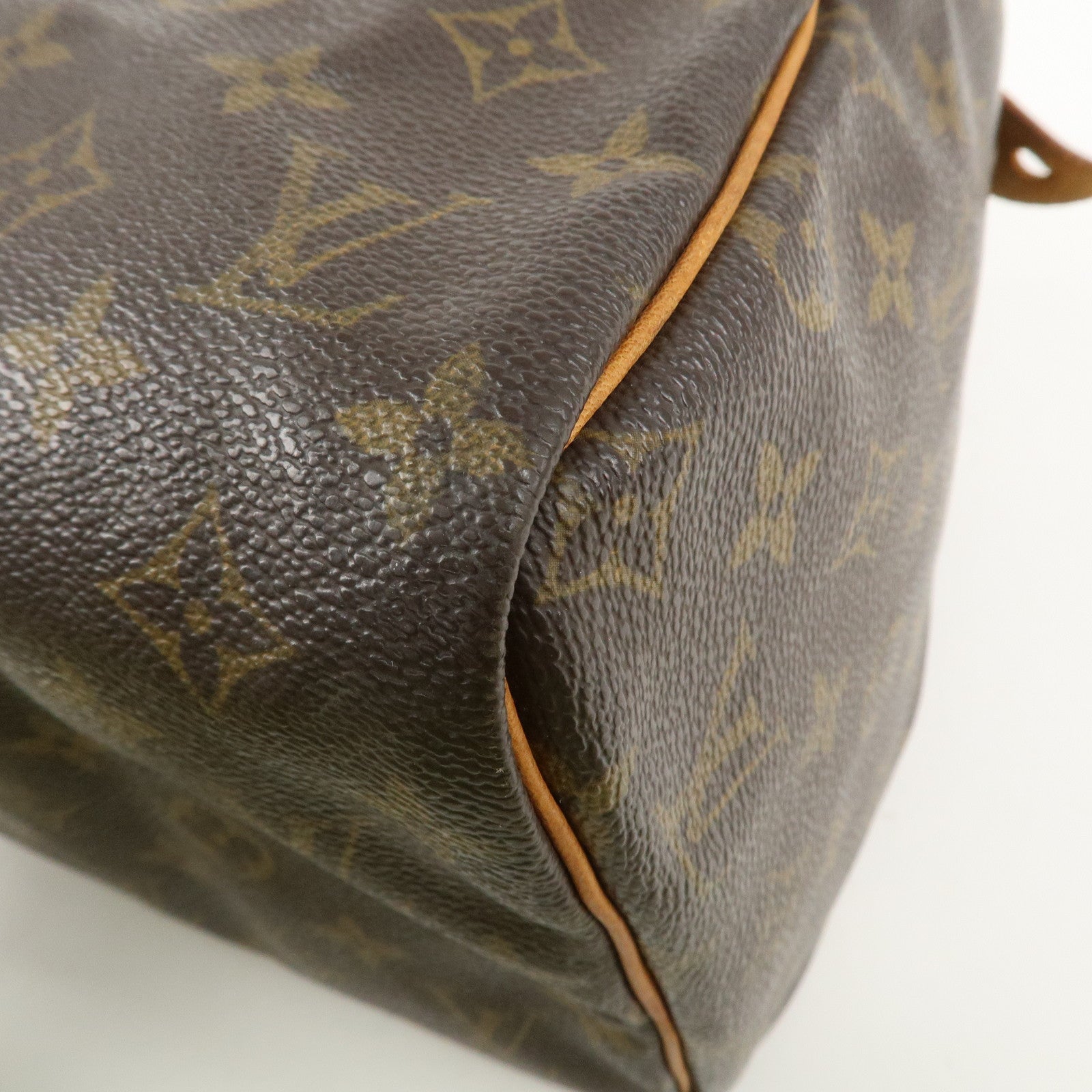 Louis Vuitton Monogram Speedy 30 Boston Bag Hand Bag Brown M41526 Used