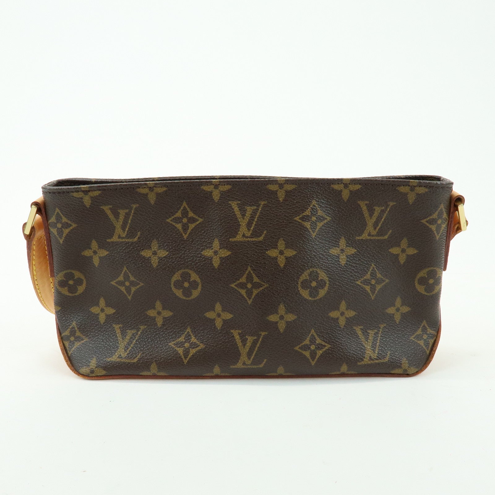 Louis Vuitton Monogram Trotteur Canvas Leather Shoulder Bag M51240