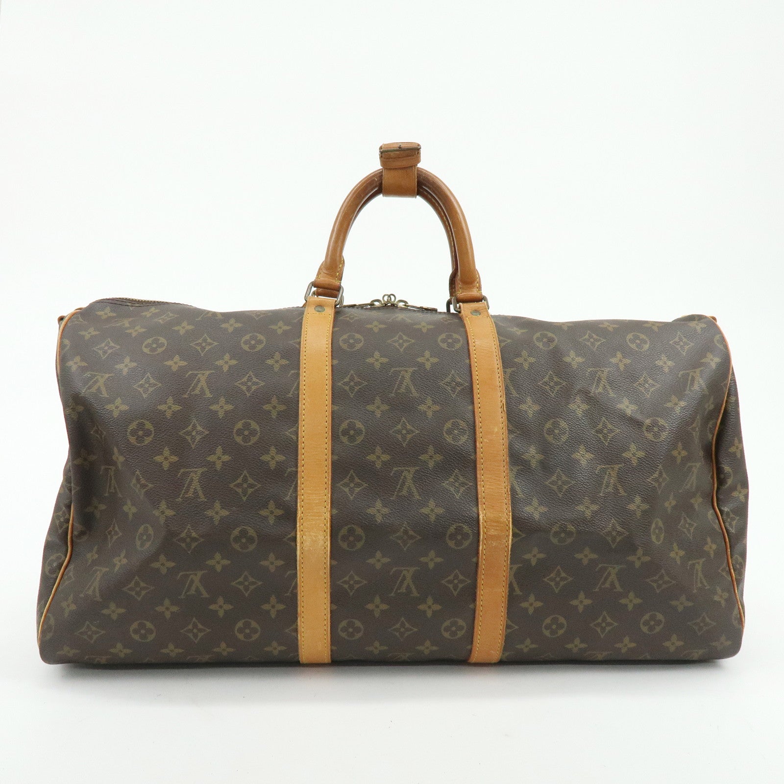 Louis Vuitton Monogram Keep All Bandouliere 55 Boston Bag M41414
