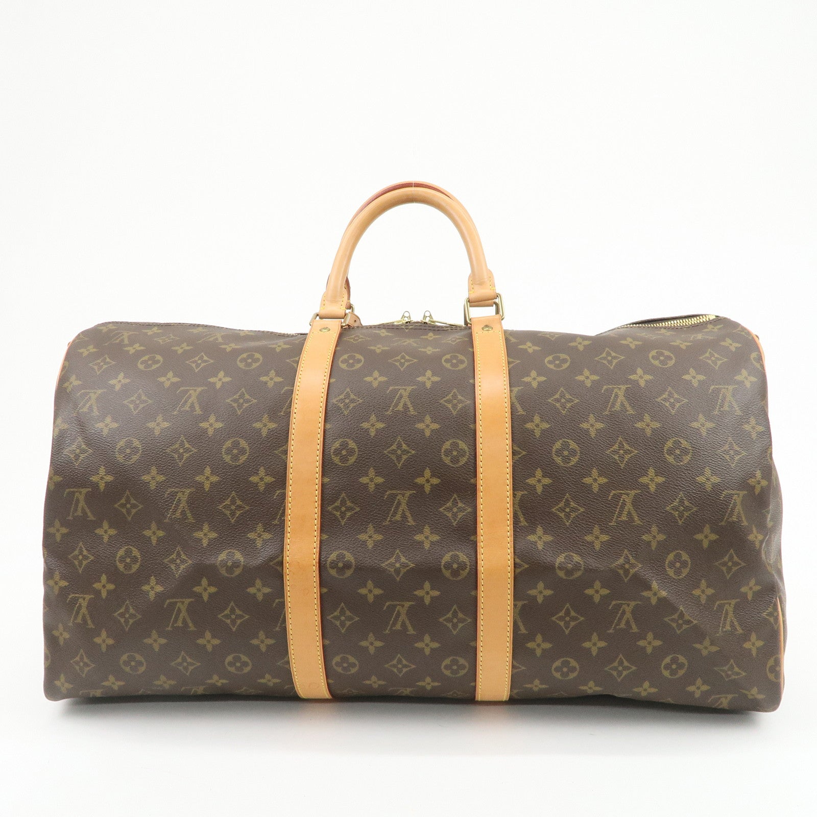 Louis Vuitton Monogram Keep All Bandouliere 55 Boston Bag M41414