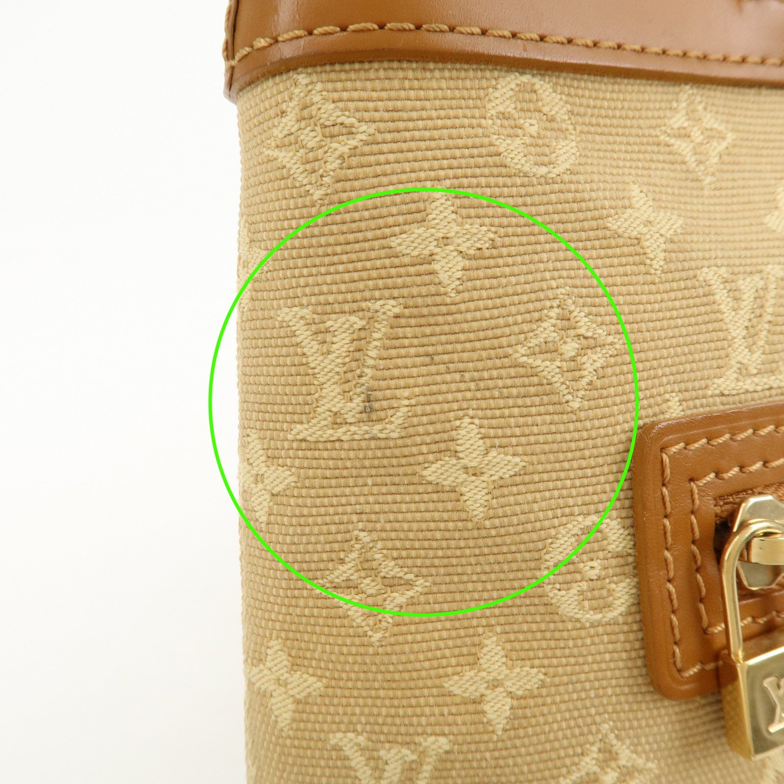 Louis Vuitton Monogram Mini Lucille PM Hand Bag Beige M92684