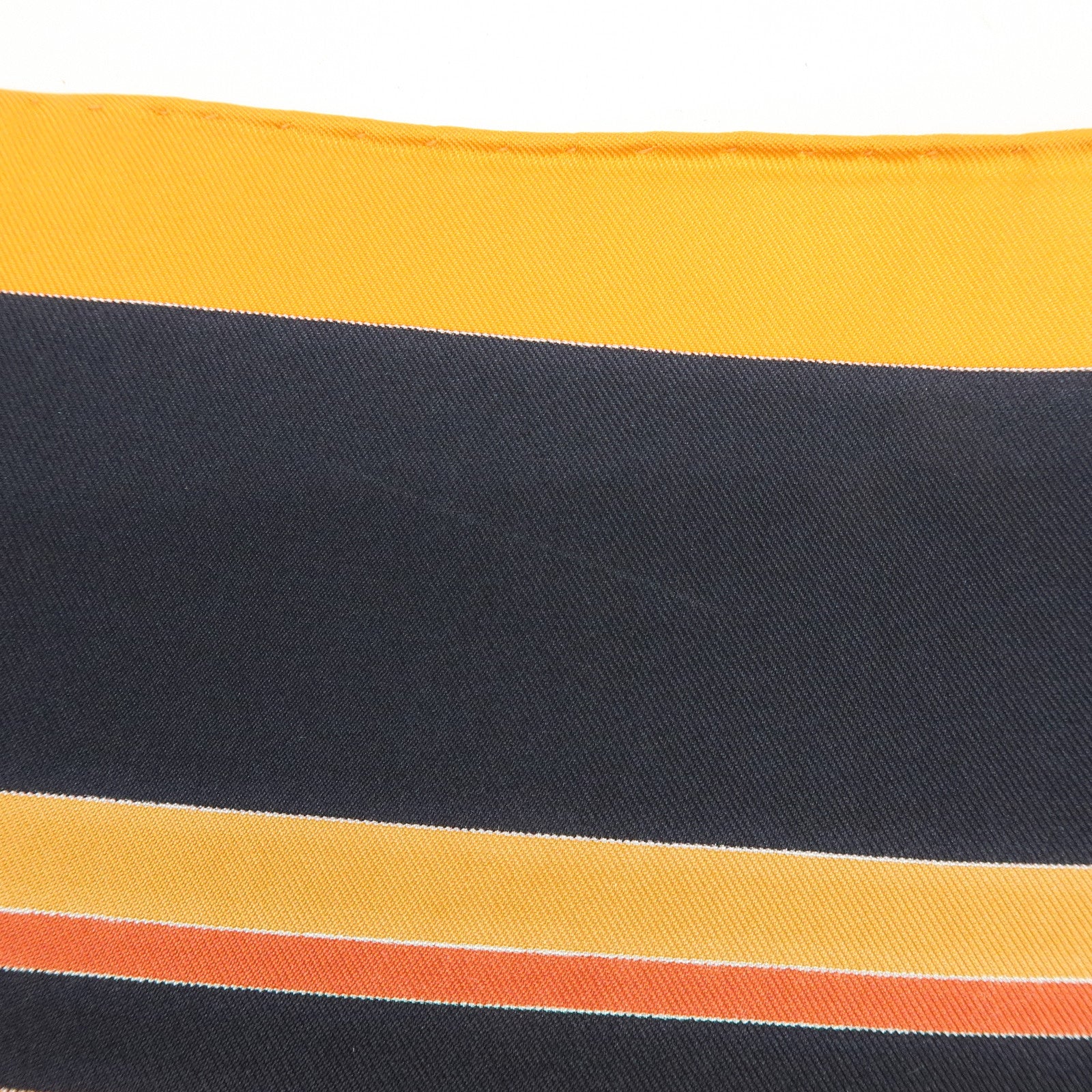 HERMES Carre 90 Silk 100% Scarf SEQUENCES Horse Print Orange Black