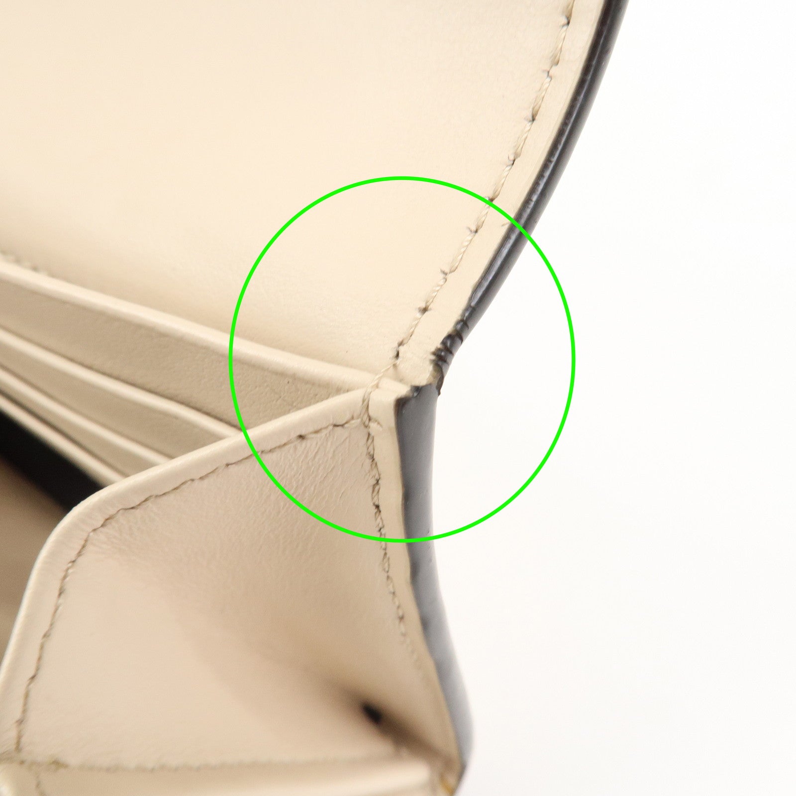 FENDI Logo Leather Flap Continental Long Wallet Beige 8M0251