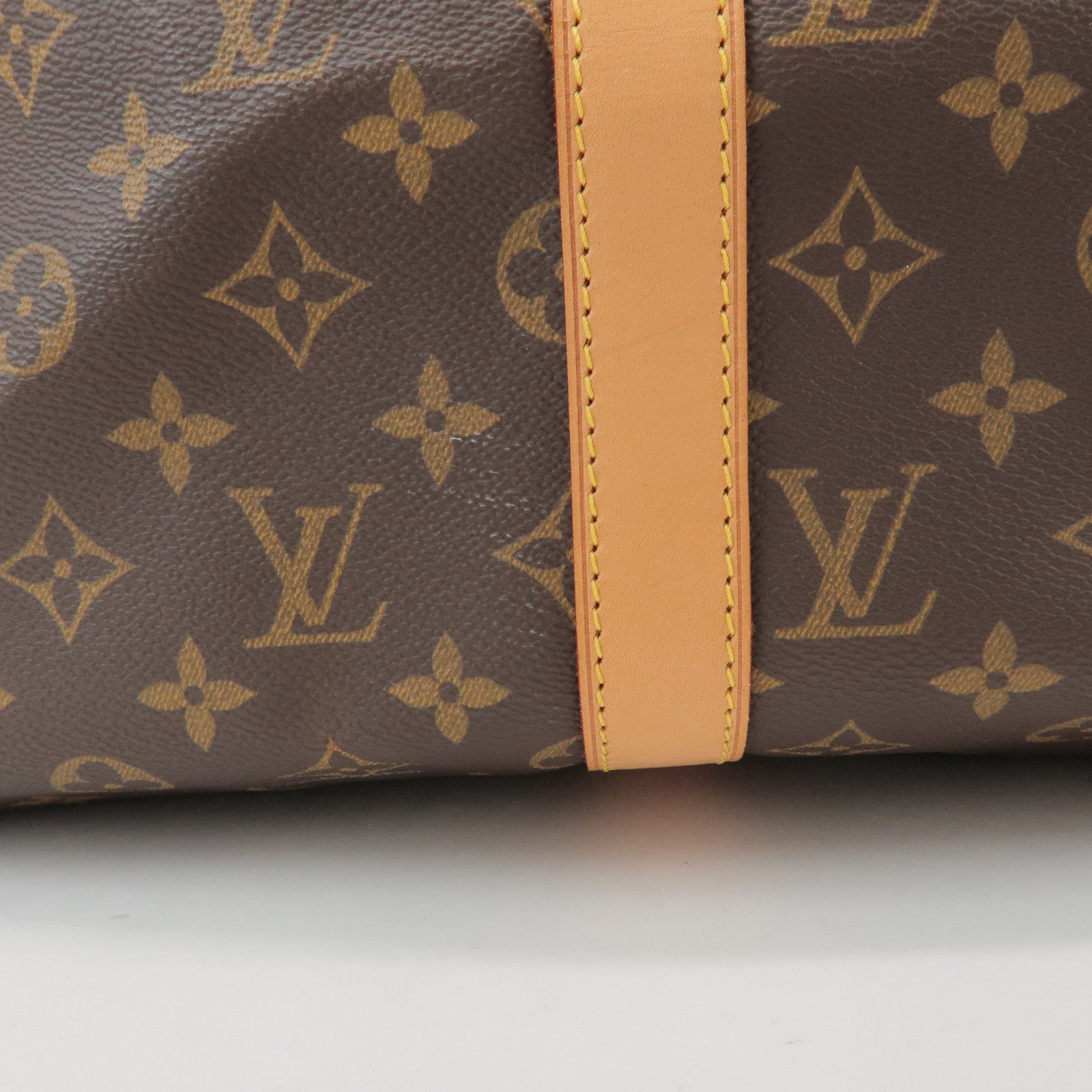 Louis Vuitton Monogram Keep All Bandouliere 50 Boston Bag M41416