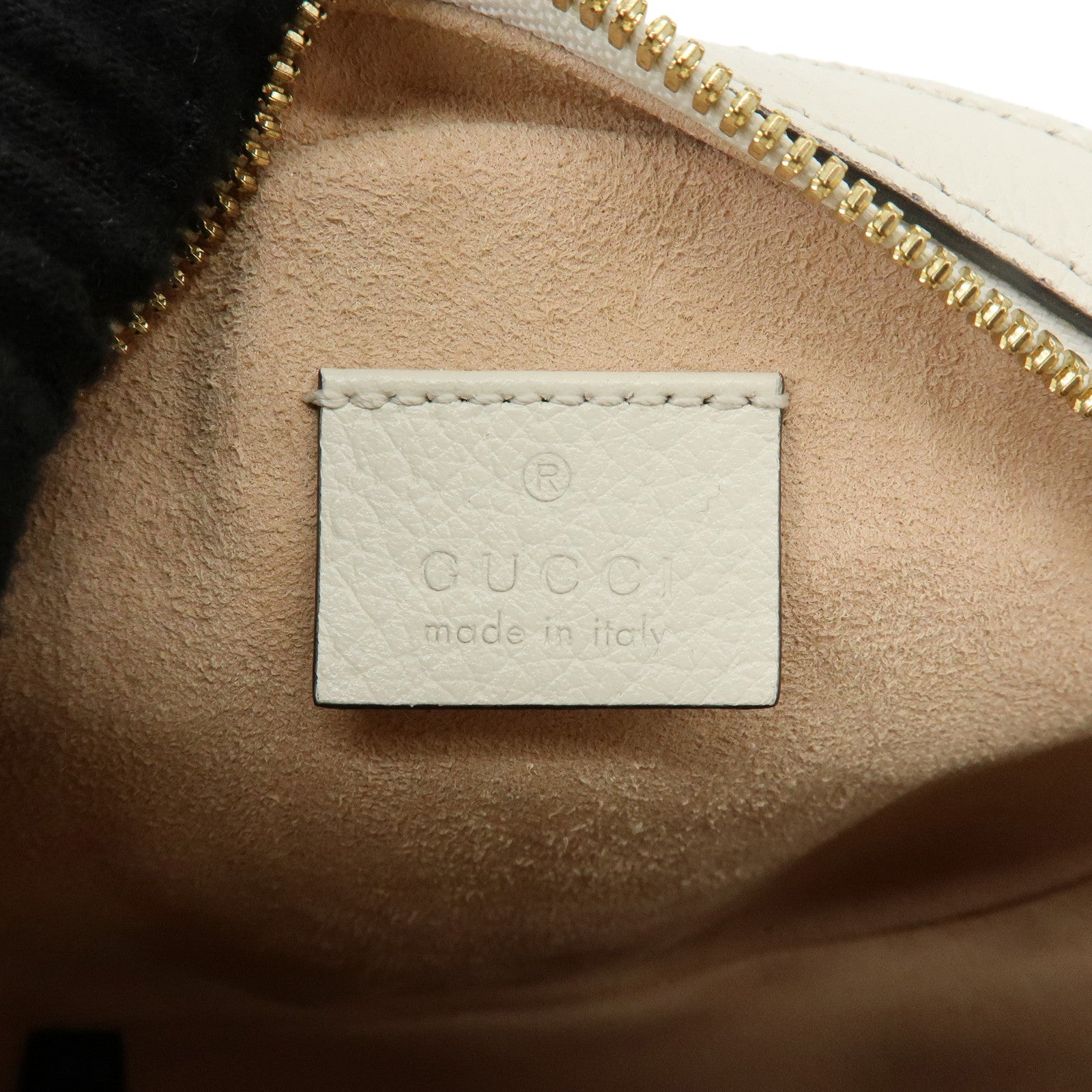 GUCCI Ophidia Sherry Double G Round Mini Chain Shoulder Bag 550618