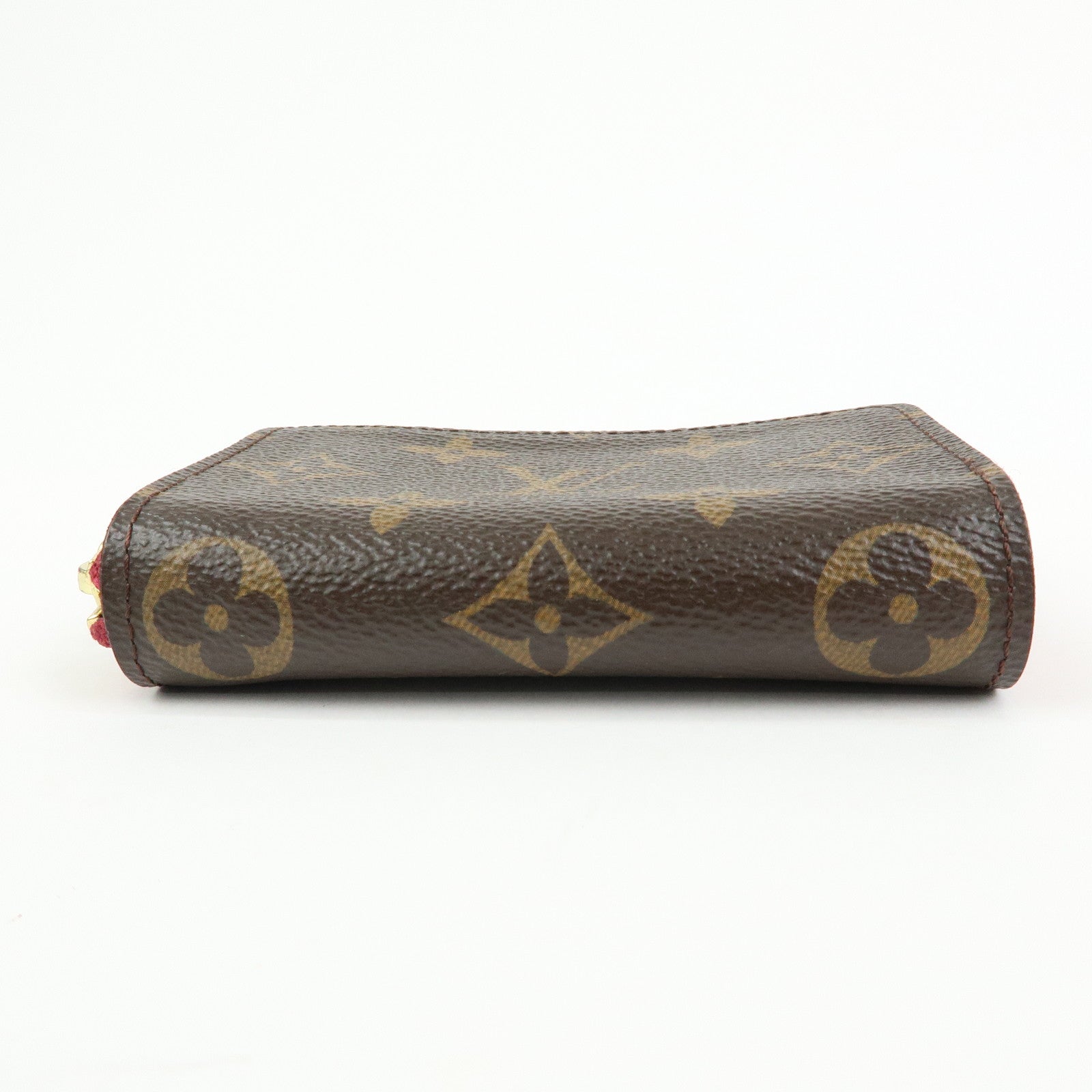 Louis Vuitton Monogram Multicartes Card Case Brown Fuchsia M61299