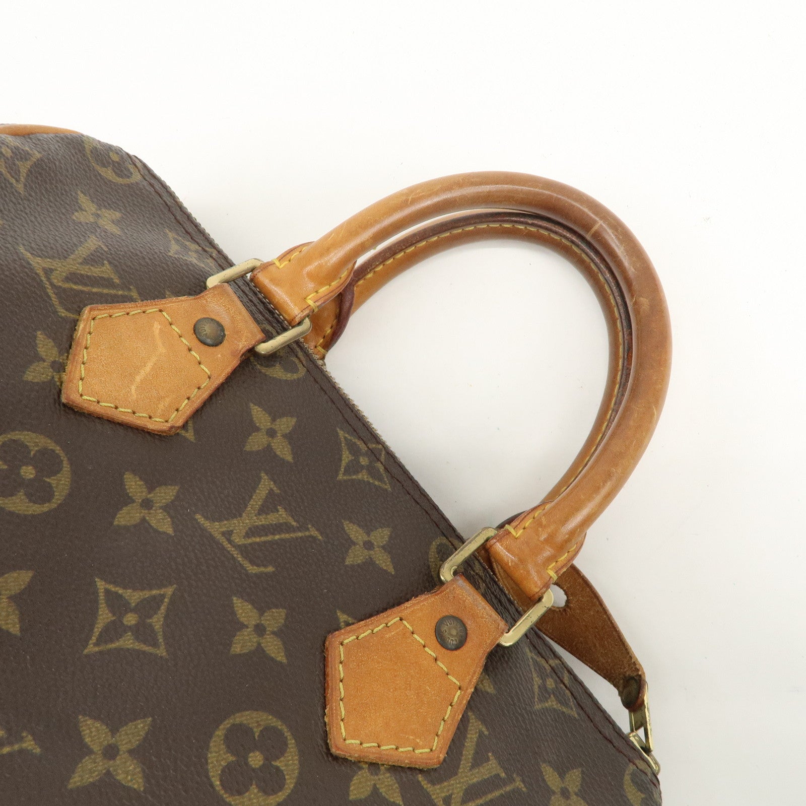 Louis Vuitton Monogram Speedy 25 Boston Bag Hand Bag Brown M41528