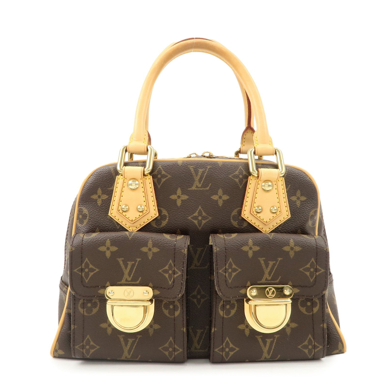 Louis Vuitton Monogram Manhattan PM Hand Bag M40026 Used