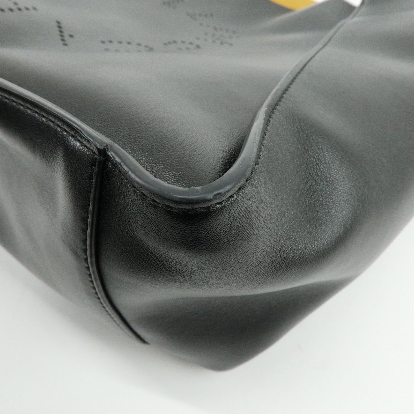 STELLA MCCARTNEY Faux Leather Vegan Leather Tote Bag Black