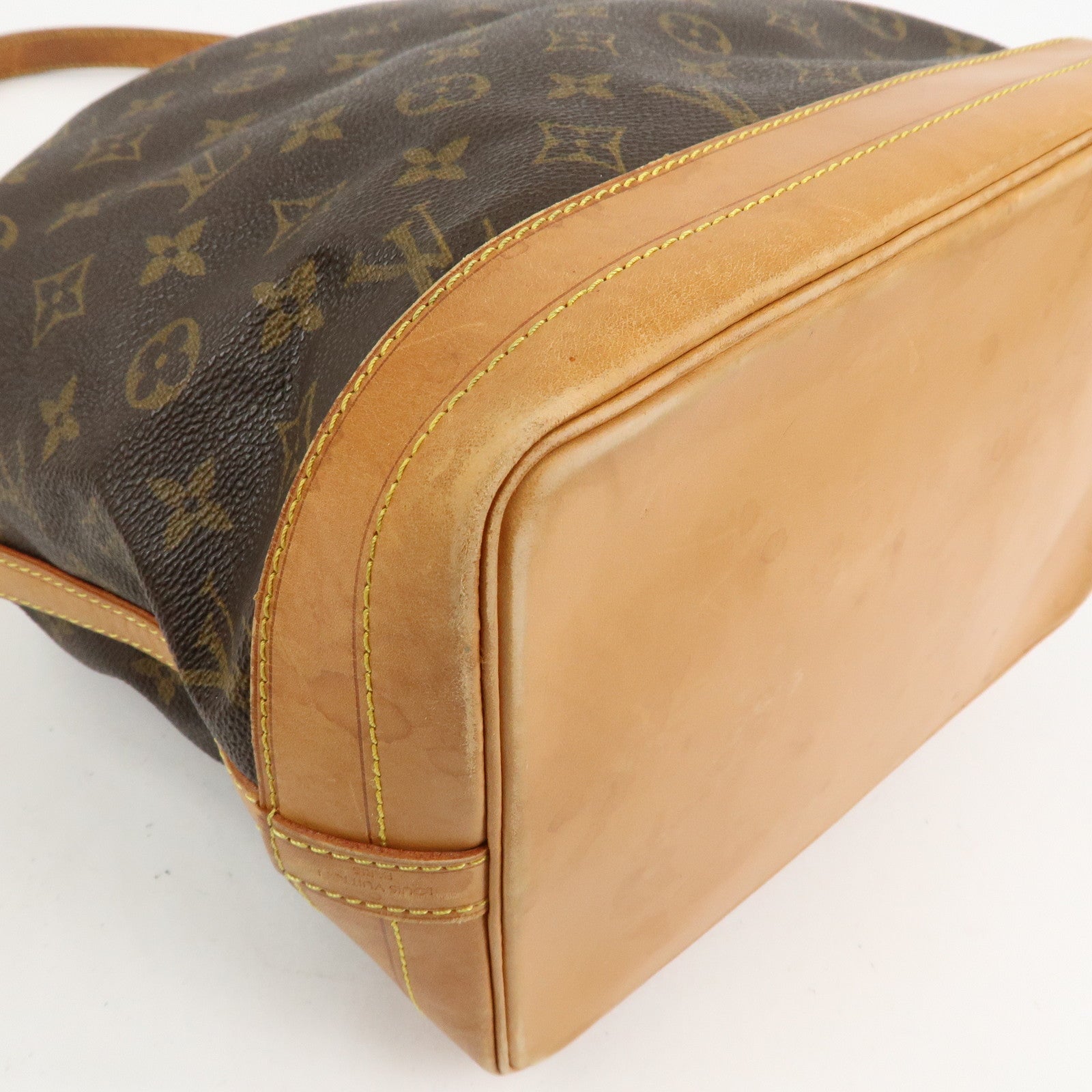 Louis Vuitton Monogram Noe Shoulder Bag Hand Bag Brown M42224
