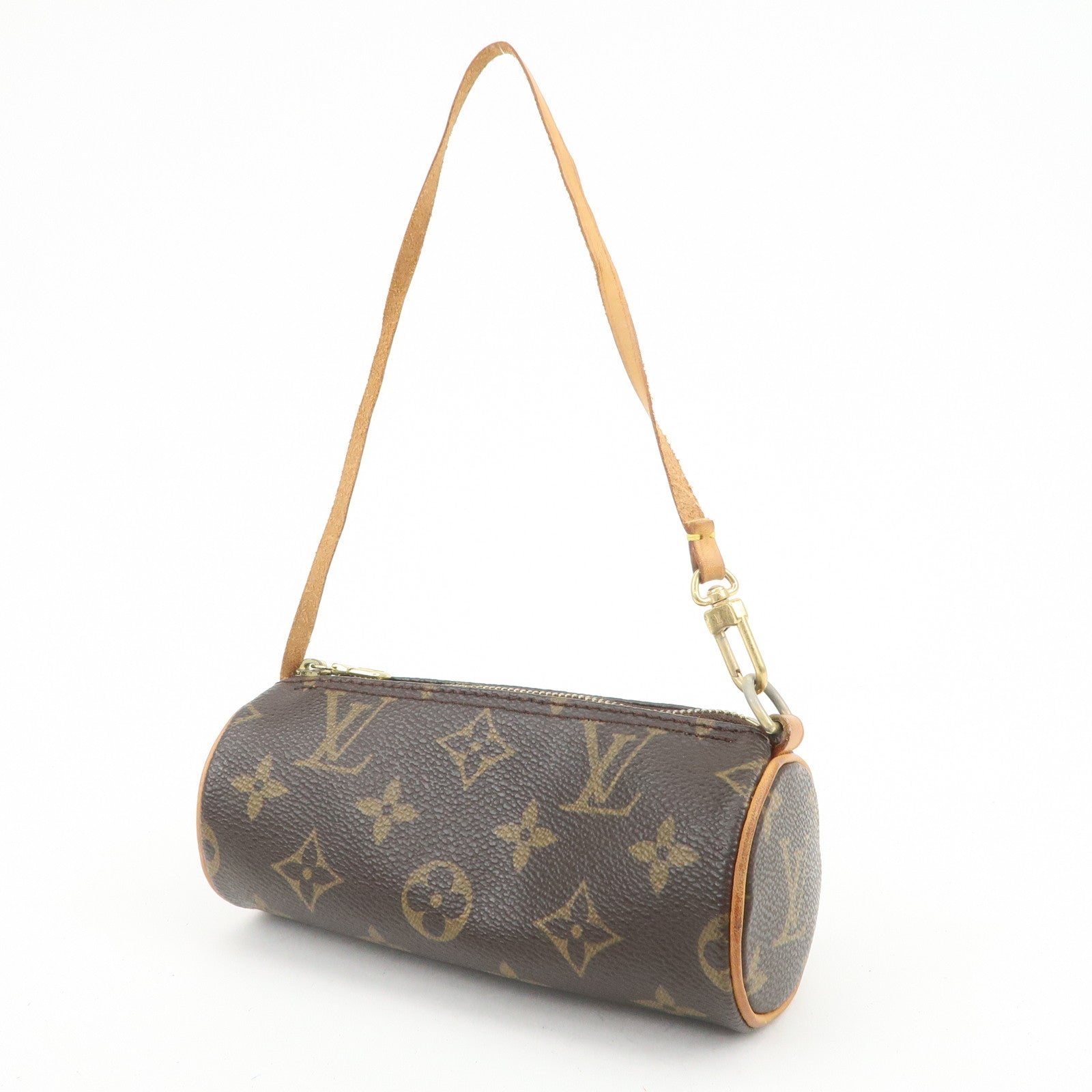 Louis Vuitton Monogram Mini Pouch for Papillon Bag New Style Brown