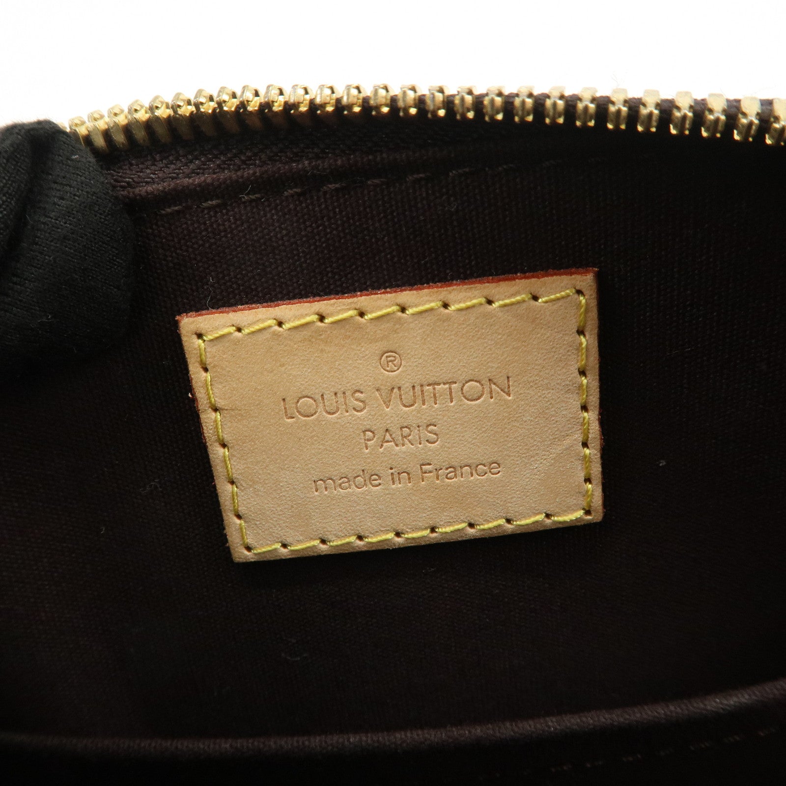 Louis Vuitton Monogram Vernis Alma BB 2Way Bag Amarante M91678