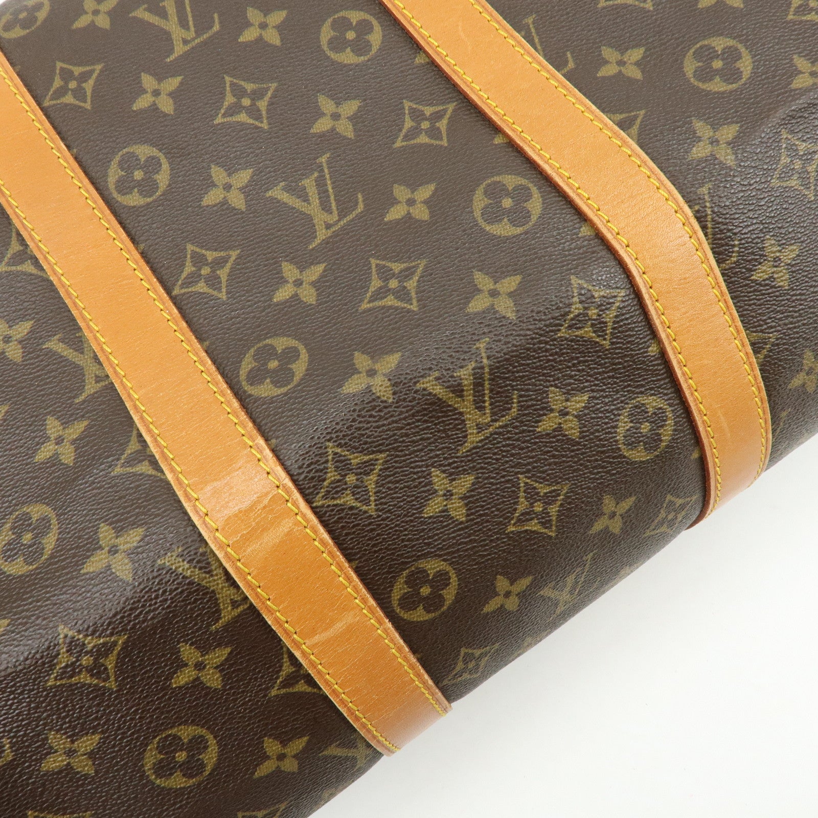 Louis Vuitton Monogram Keep All 55 Boston Bag Brown M41424