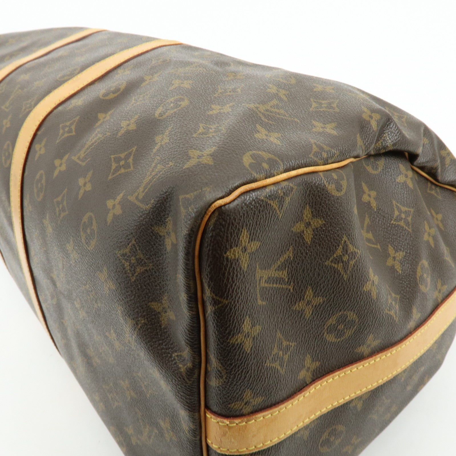 Louis Vuitton Monogram Keep All Bandouliere 50 Boston Bag M41416