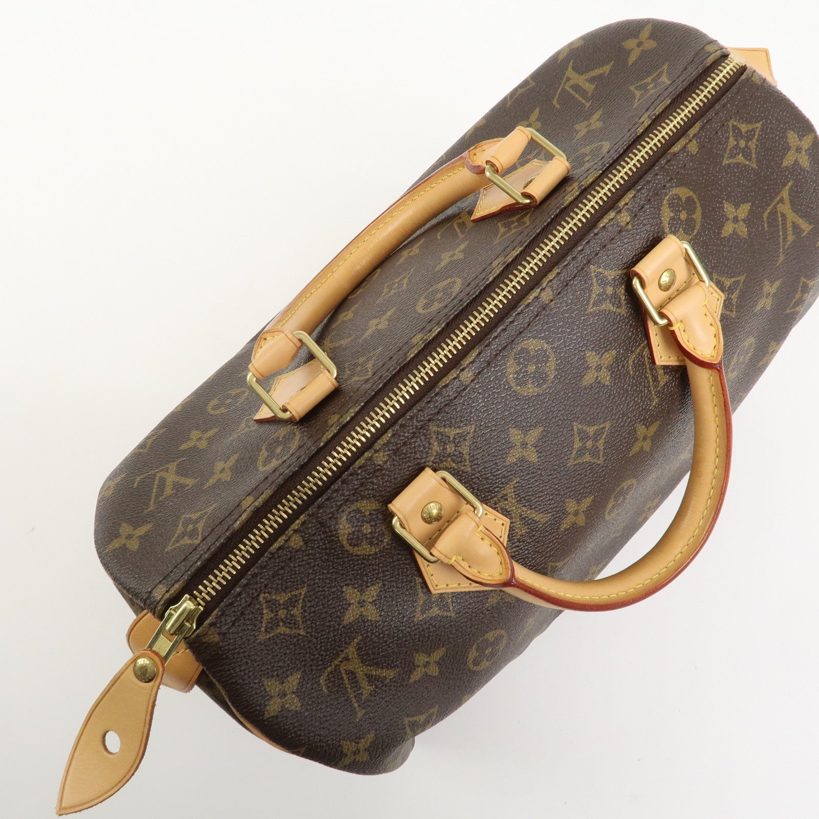 Louis Vuitton Monogram Speedy 30 Boston Bag Hand Bag Brown M41526