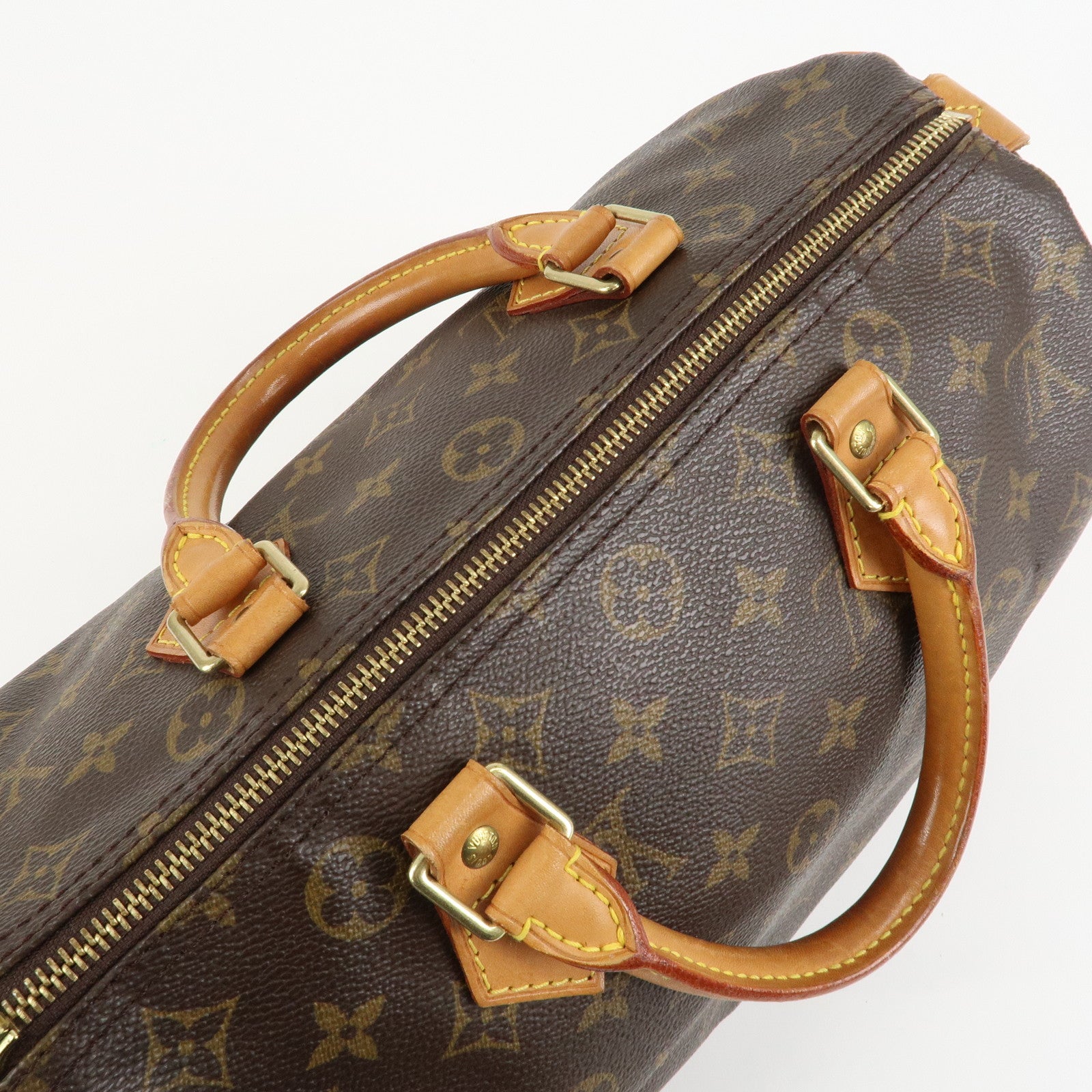 Louis Vuitton Monogram Speedy 30 Hand Bag Boston Bag M41526 Used