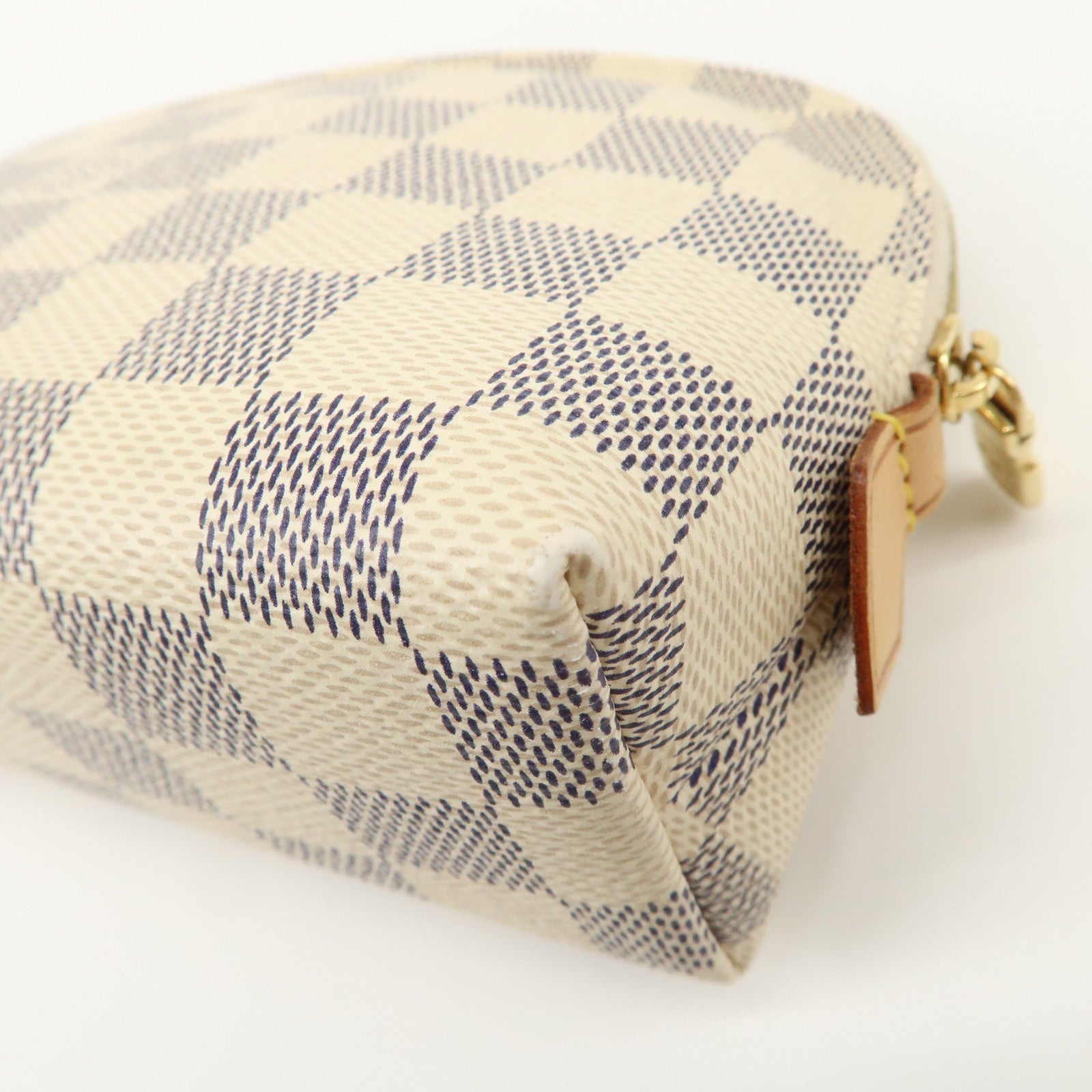 Louis Vuitton Damier Azur Pochette Cosmetic Pouch N60024