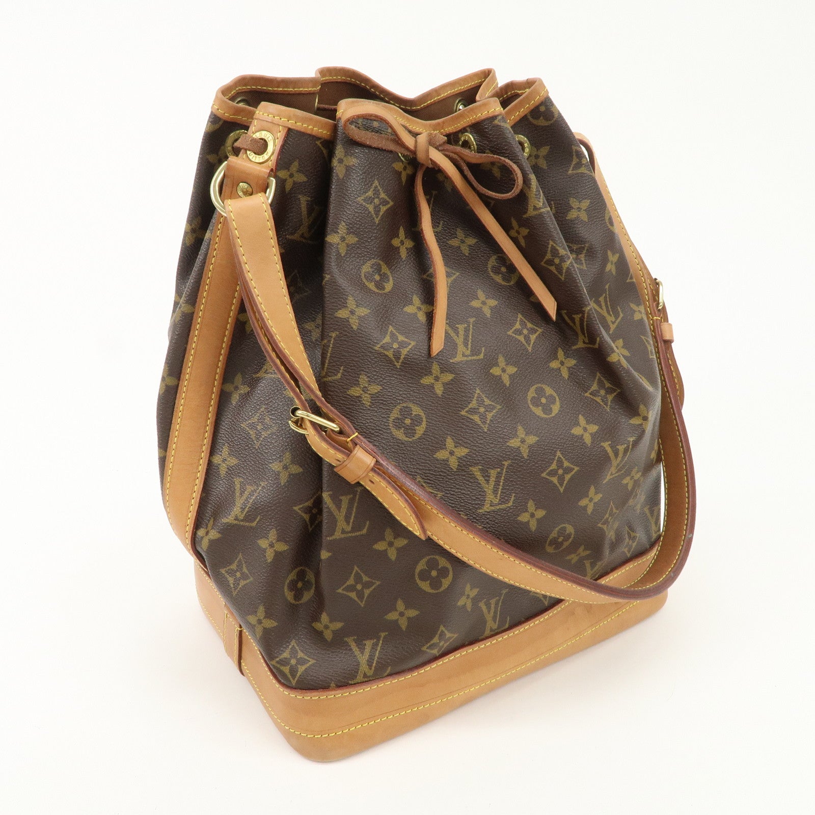 Louis Vuitton Monogram Noe Shoulder Bag Hand Bag Brown M42224