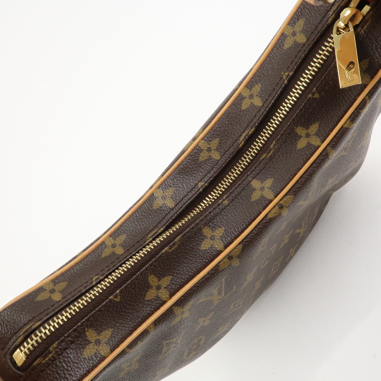 Louis Vuitton Monogram Croissant MM Shoulder Bag Brown M51512