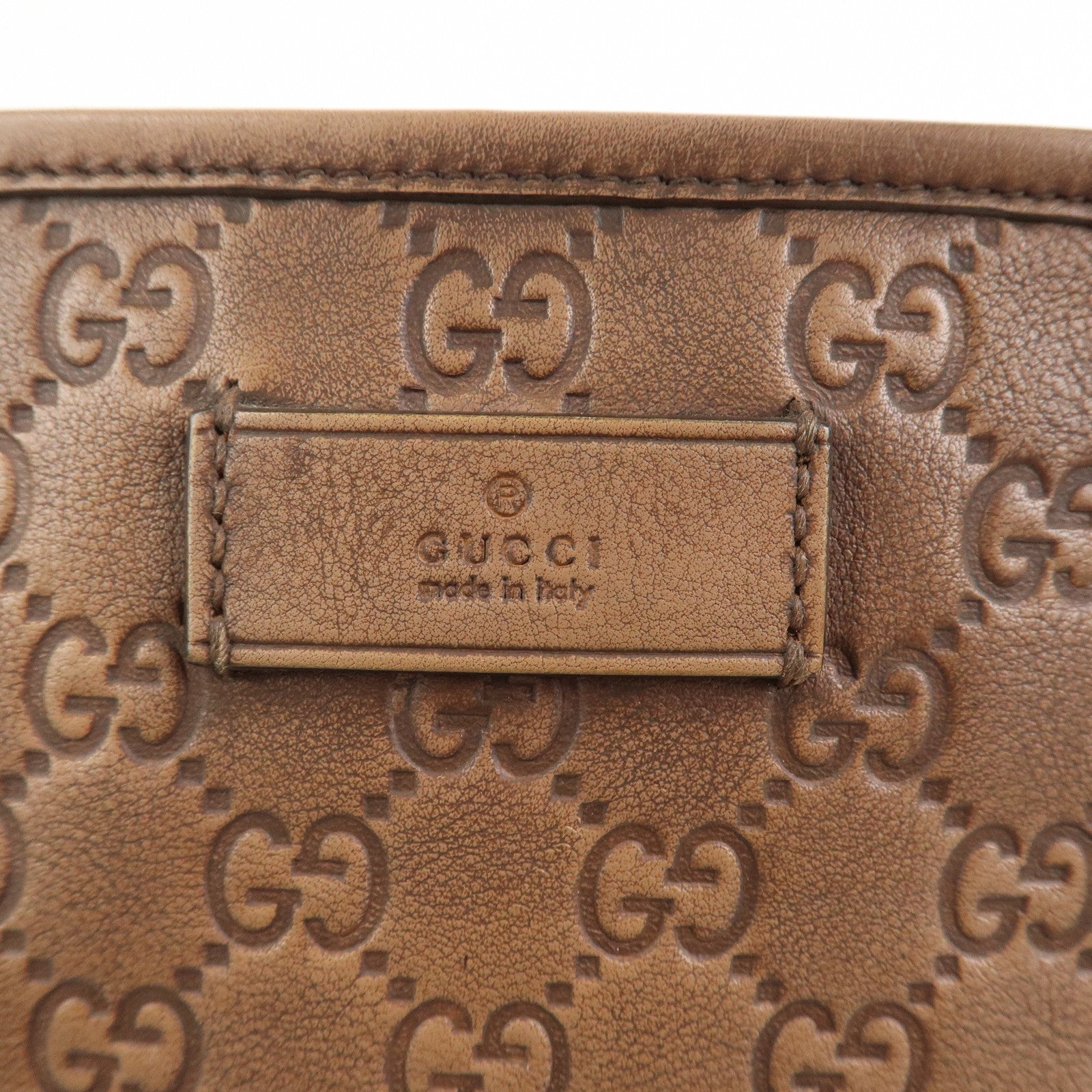 GUCCI Guccissima Leather Tote Bag Shoulder Bag Hand Bag 211136