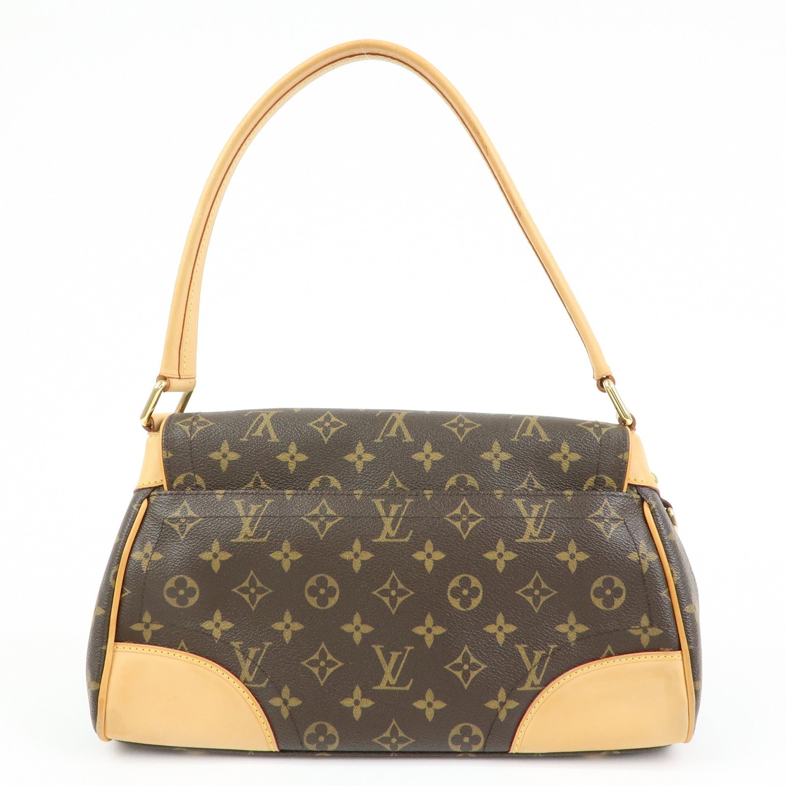 Louis Vuitton Monogram Beverly MM Shoulder Hand Bag Brown M40121