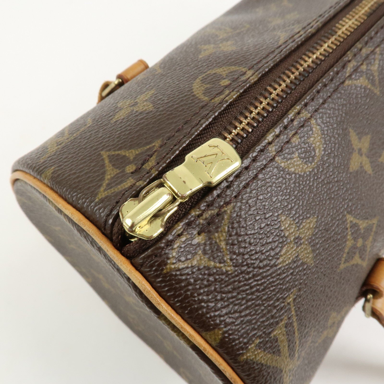 Louis Vuitton Monogram Papillon 26 Hand Bag New Style Brown M51386