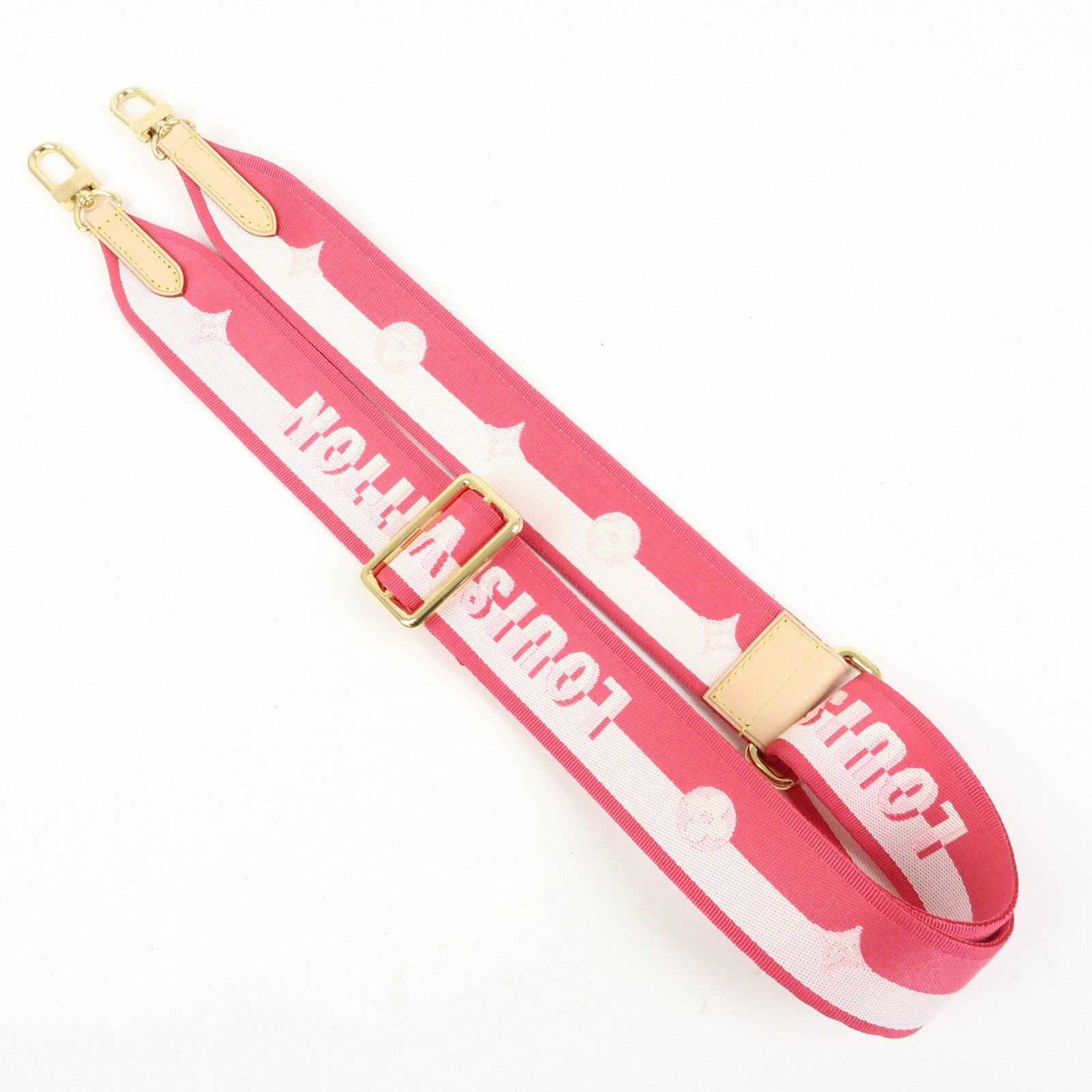Louis Vuitton Adjustable Shoulder Strap for Neverfull BB Rose Peony
