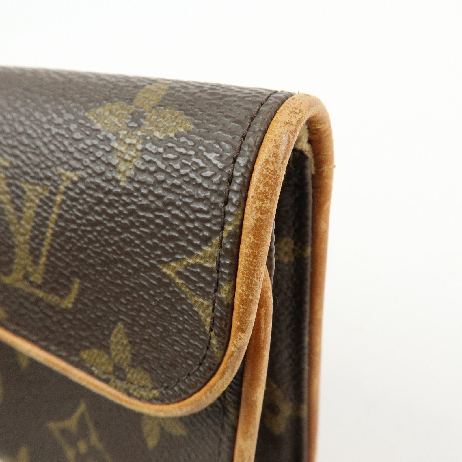 Louis Vuitton Monogram Pochette Florentine Waist Bag Belt XS M51855