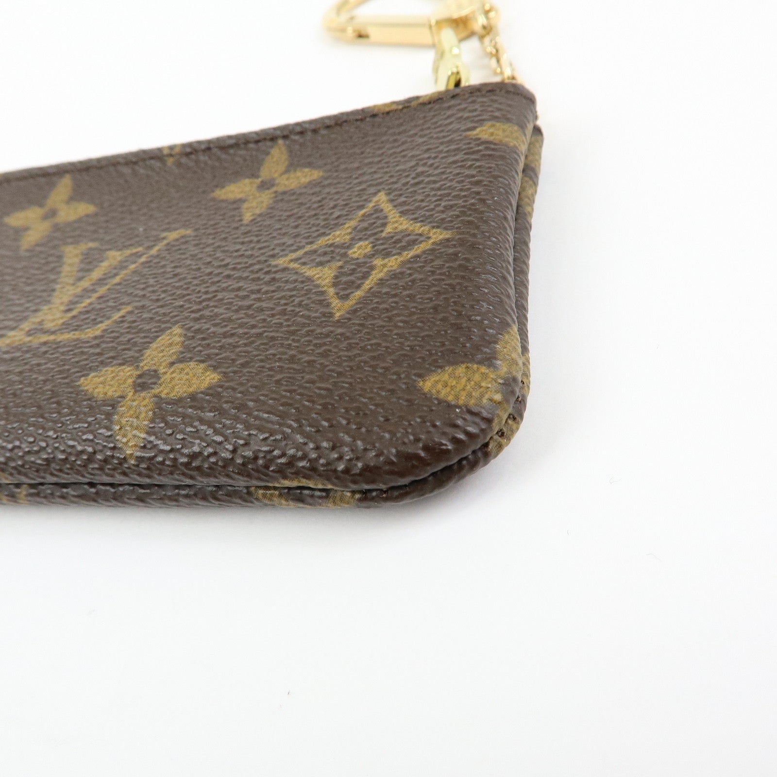 Louis Vuitton Monogram Pochette Cles Coin Case Key Case M62650