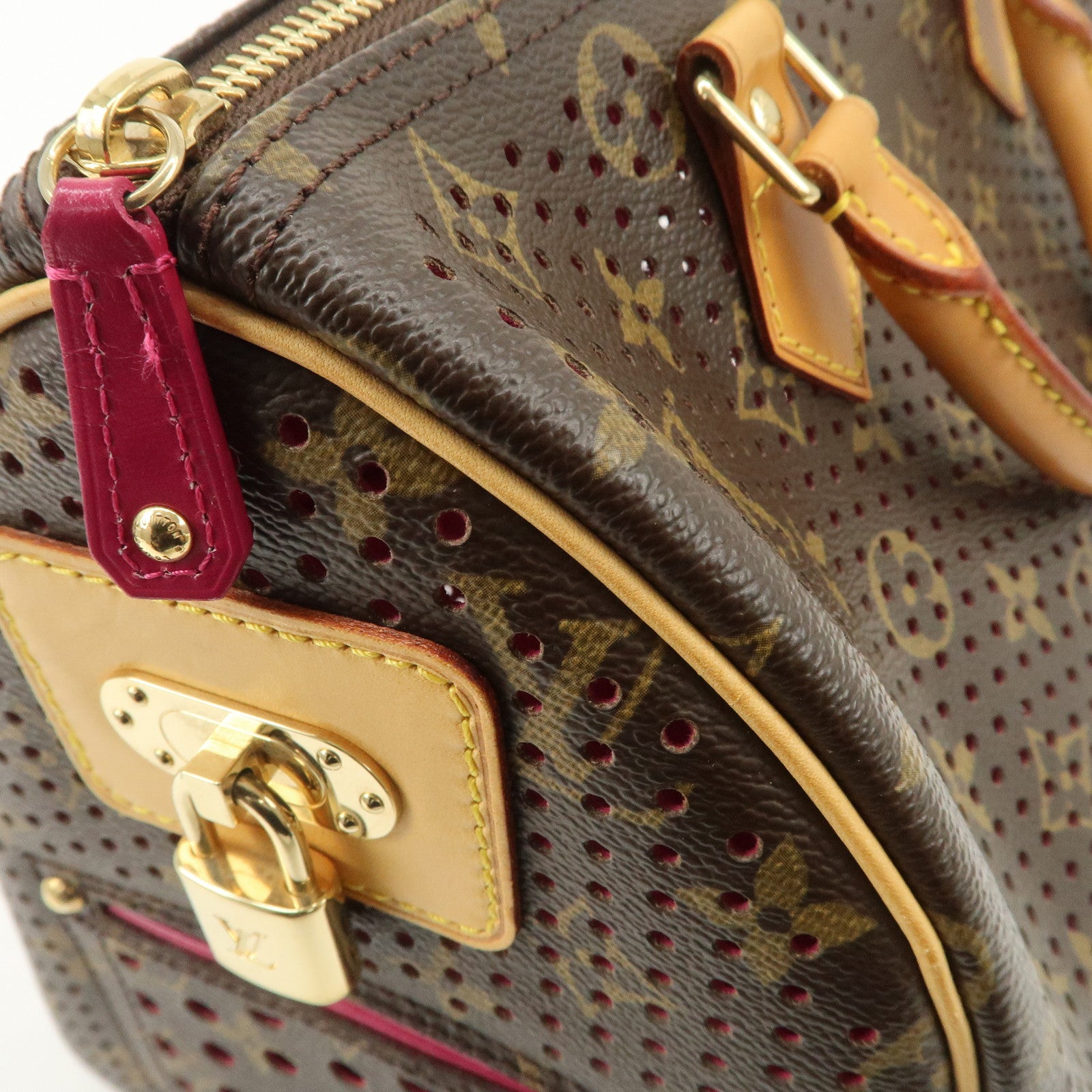 Louis Vuitton Monogram Perforated Speedy 30 Boston Bag M95180