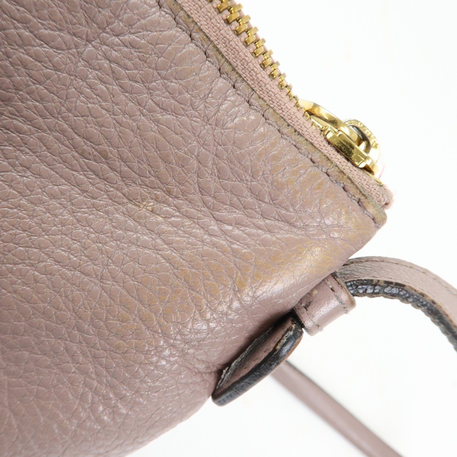 LOEWE Heritage Calf Leather Shoulder Bag Crossbody Bag Pink