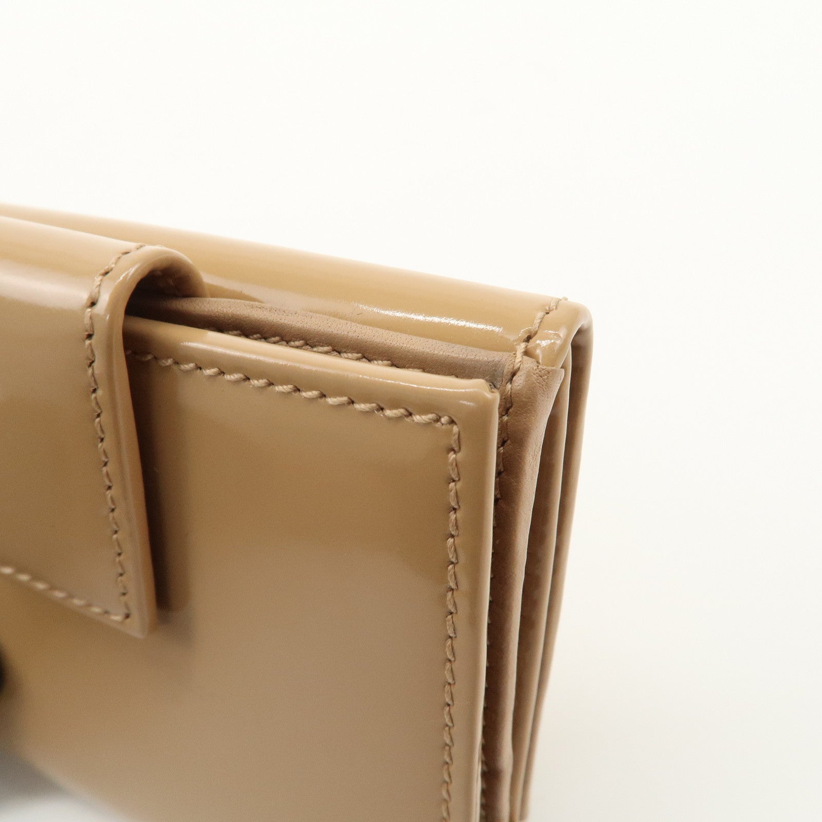 GUCCI GG Sparkling Mini French Flap W Hook Tri-fold Wallet 369688