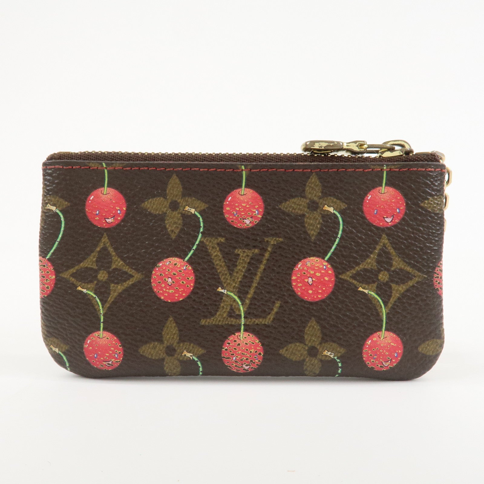 Louis Vuitton Monogram Cherry Pochette Cles Coin Case M95042