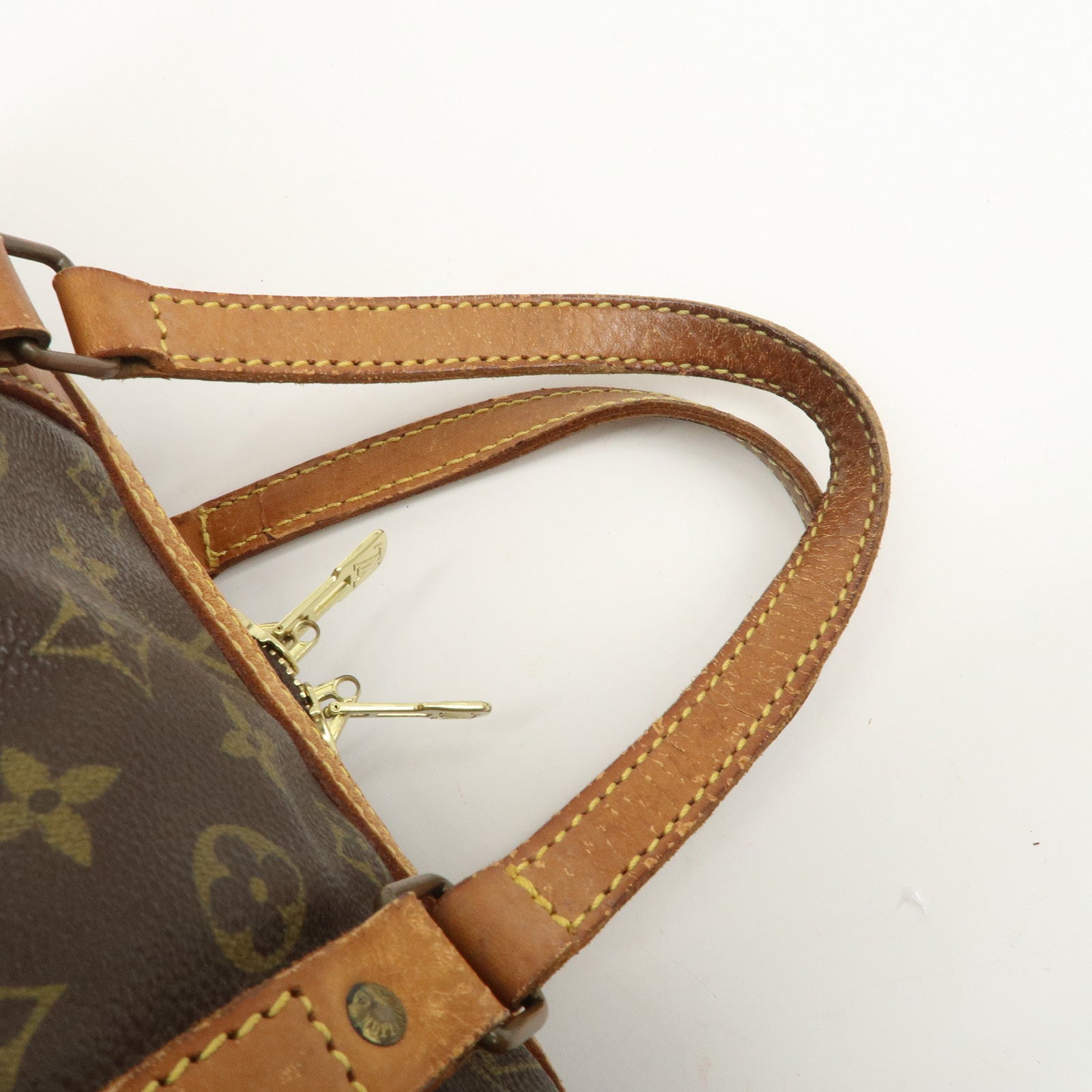 Louis Vuitton Monogram Sac Souple 35 Boston Bag Brown M41626