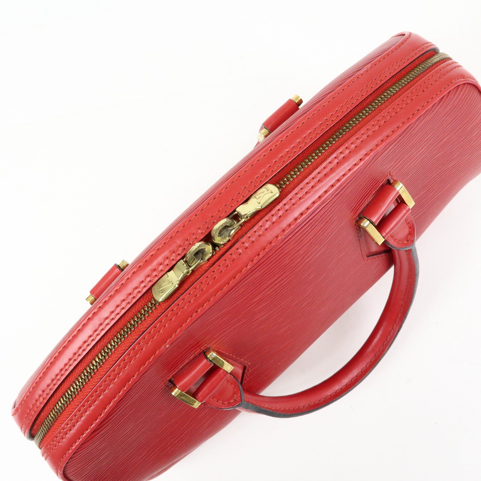 Louis Vuitton Epi Leather Jasmine Hand Bag Castilian Red M52087