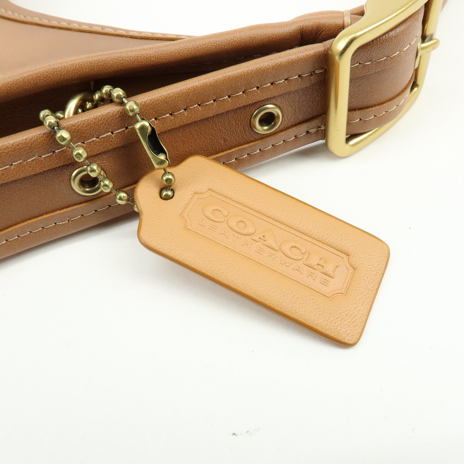 COACH Ergo Leather Shoulder Bag Hand Bag Brown Gradation
