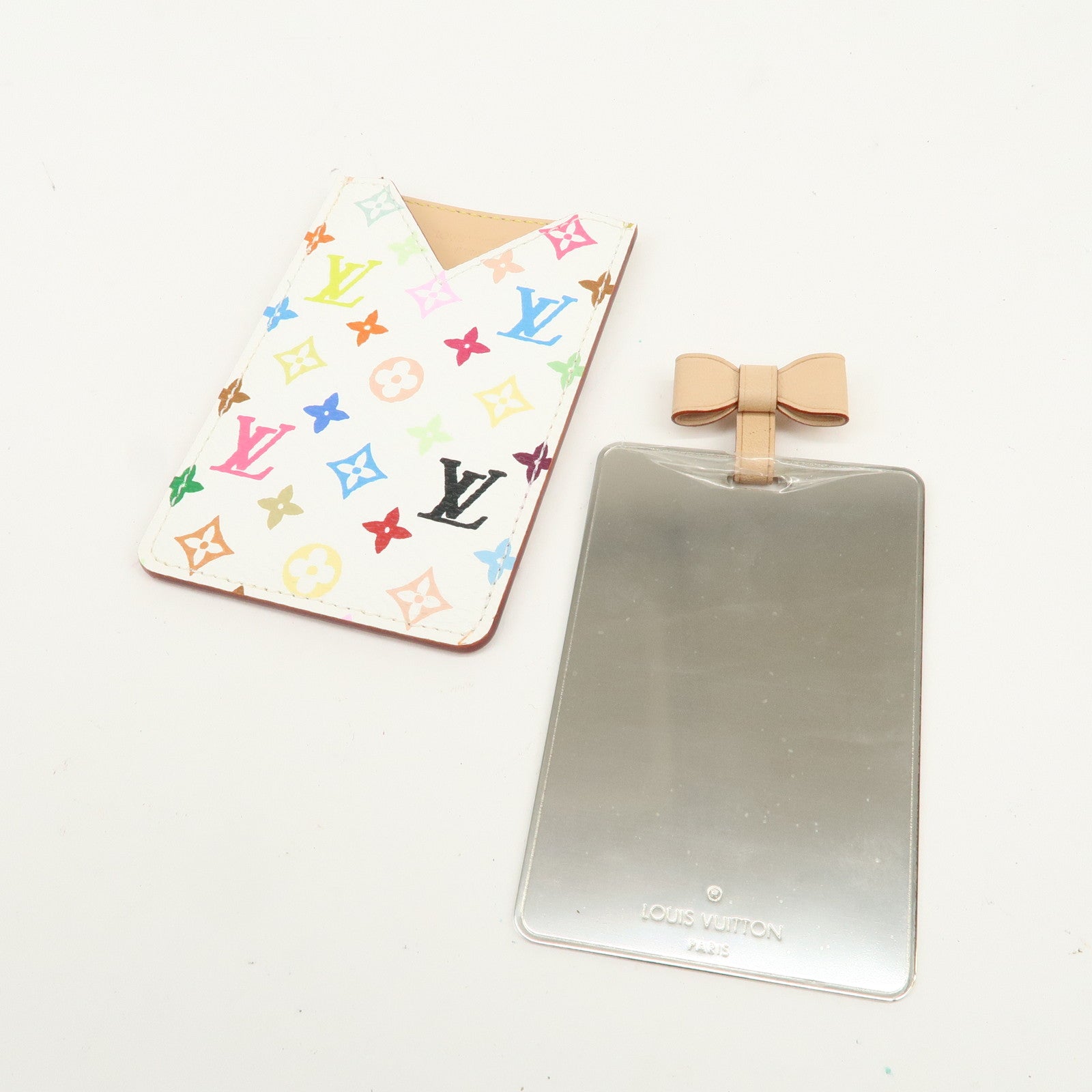 Louis Vuitton Monogram Etui Miroir Multicolor Blanc M92651